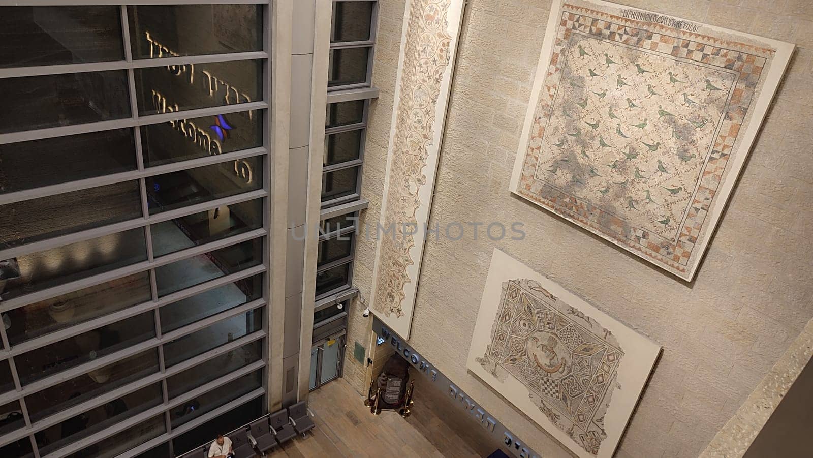 15 October 2024 Tel-Aviv Israel Ben Gurion airport Terminal 3, tourist lounge. High quality photo