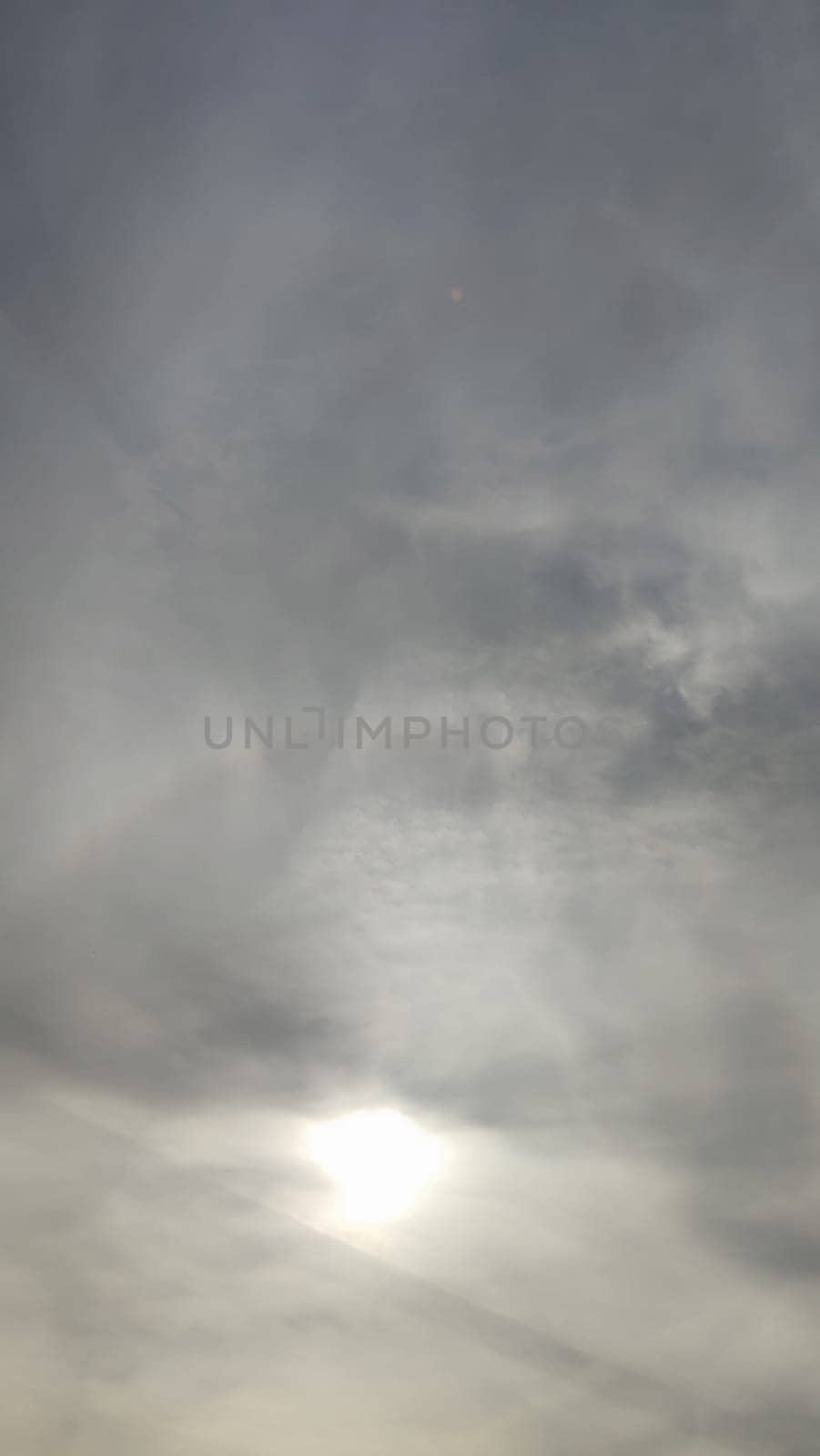 gray sky white clouds background nature air sun light atmosphere weather autumn. High quality photo