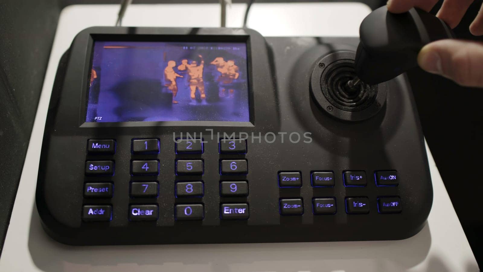 This advanced control console features a joystick and buttons for optimized and efficient operation. Media