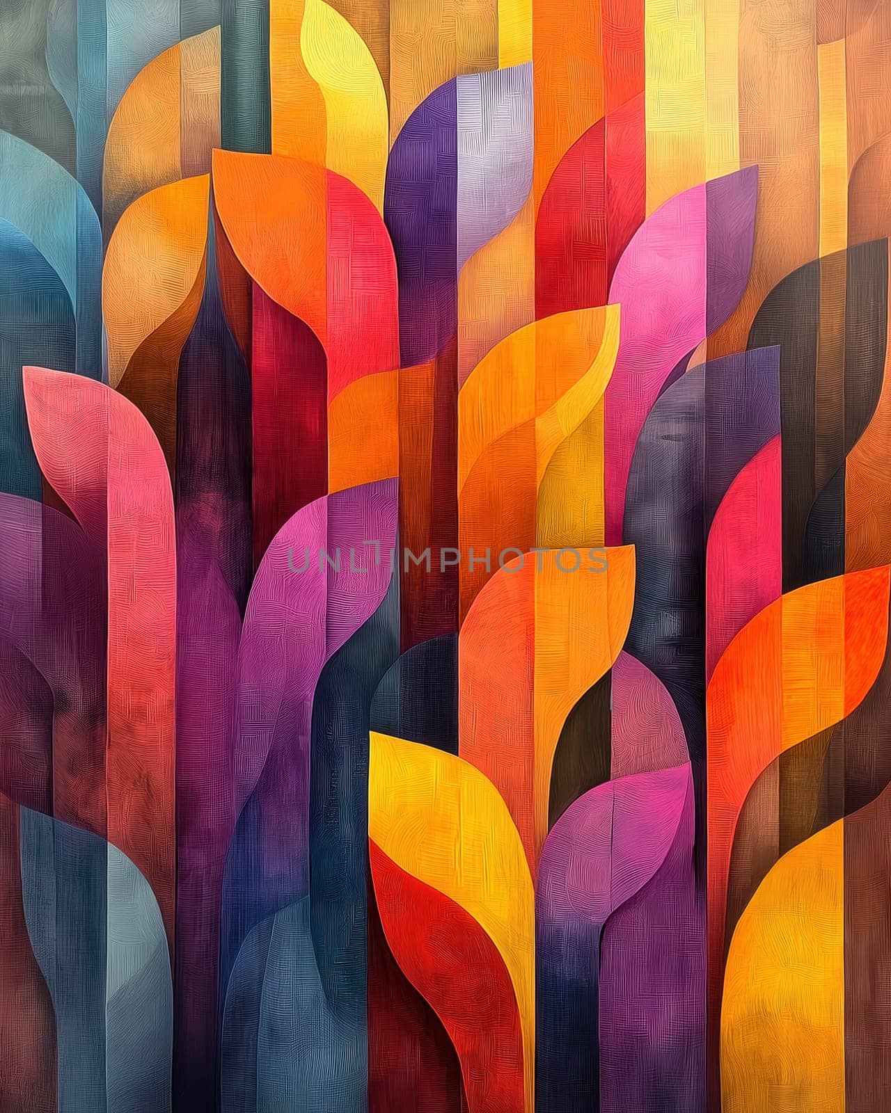 Abstract bright multicolored creative background. Selective focus.
