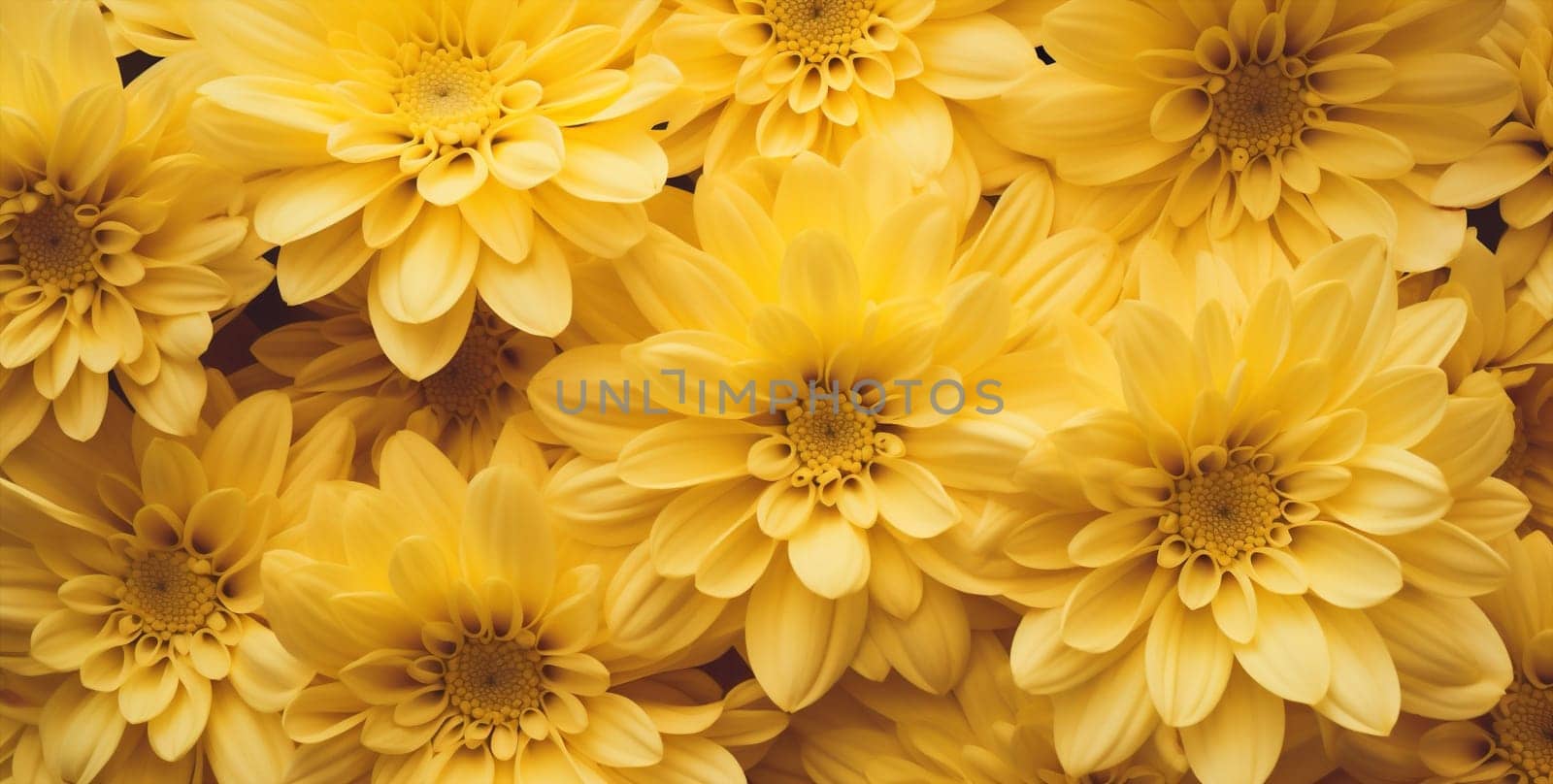 Group bouquet bloom blossom bright flower mockup close yellow floral up nature by Vichizh