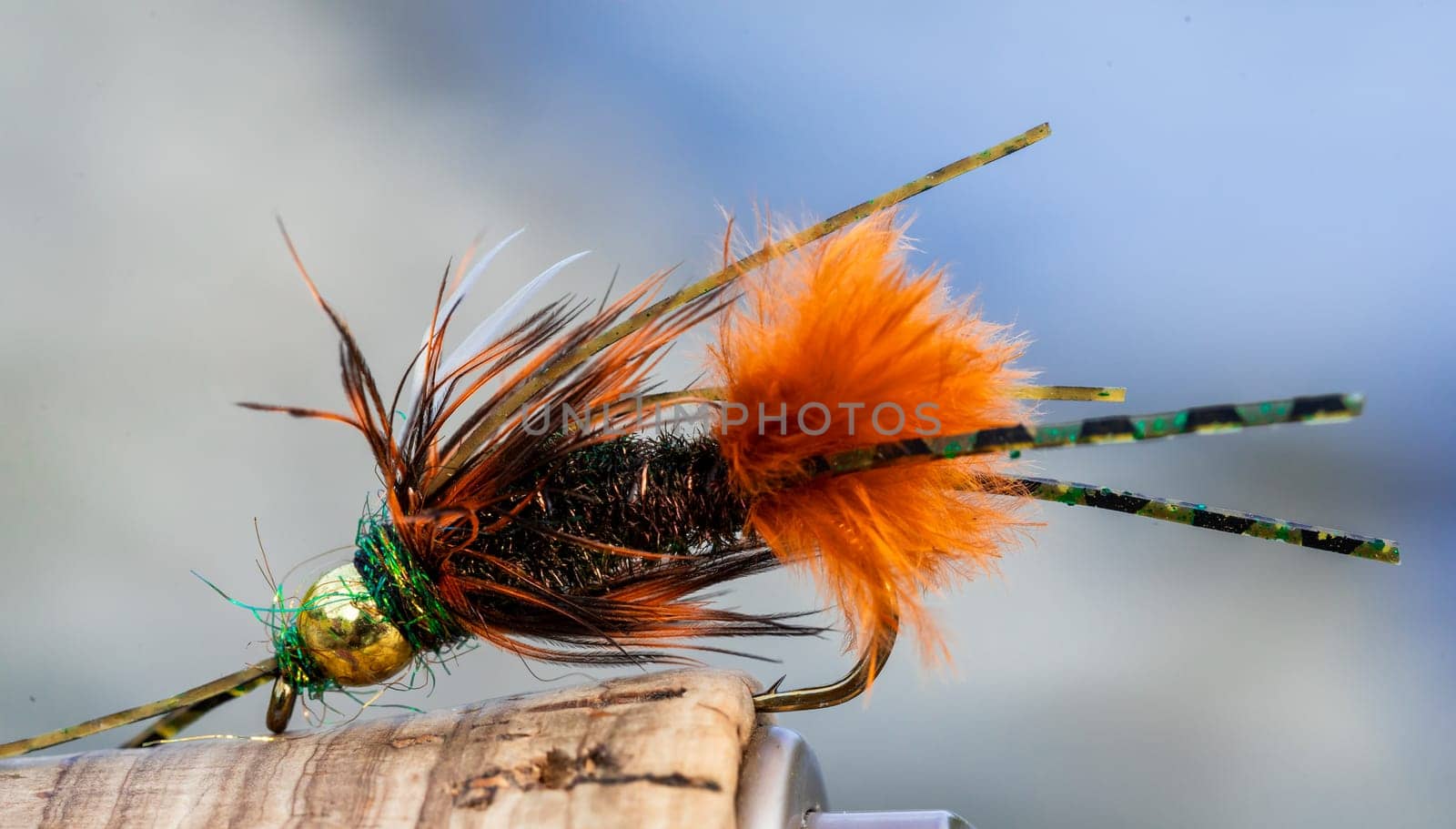 Fly Fishing Detail Closeup at the River by joshuaraineyphotography