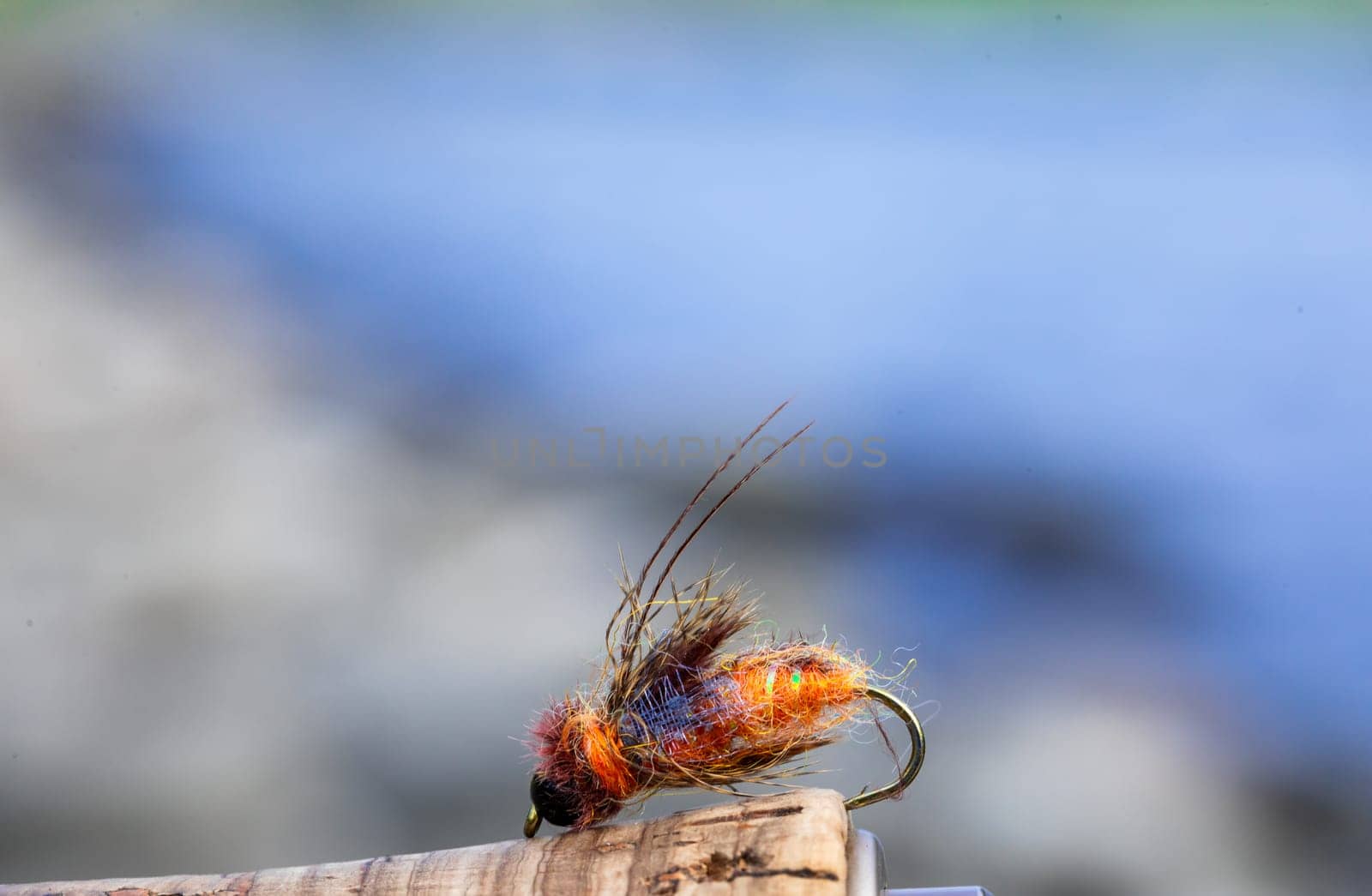 Fly Fishing Detail Closeup at the River by joshuaraineyphotography