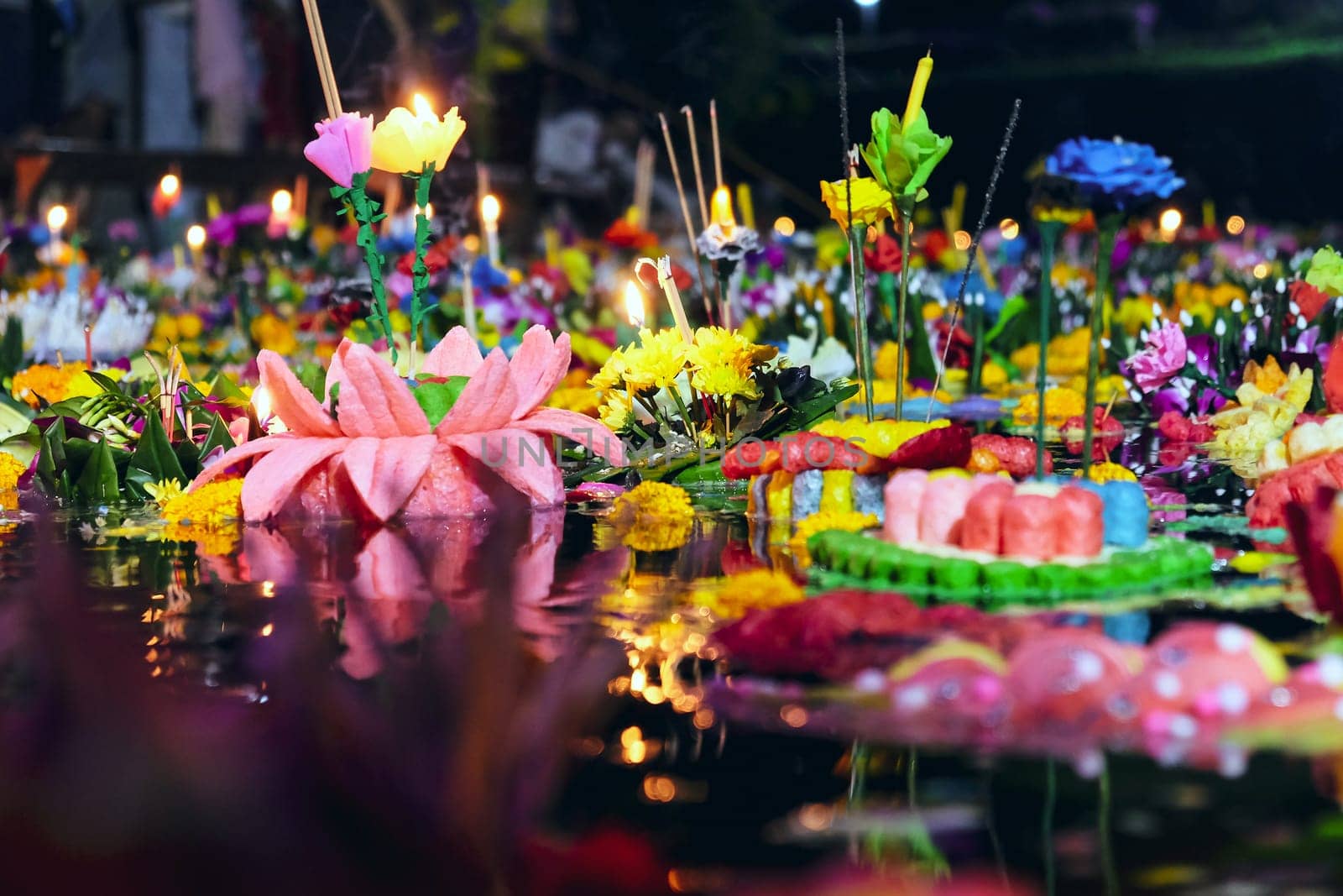 Loy Krathong Day is one of the most popular festivals of Thailand celebrated annually on the Full-Moon Day of the Twelfth Lunar Month.