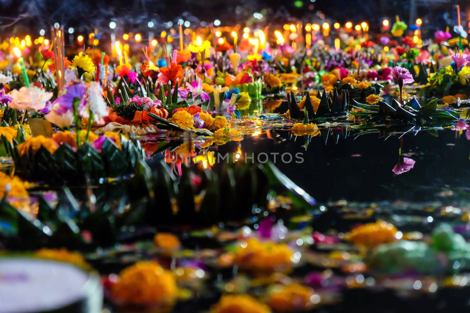 Loy Krathong Day is one of the most popular festivals of Thailand celebrated annually on the Full-Moon Day of the Twelfth Lunar Month.