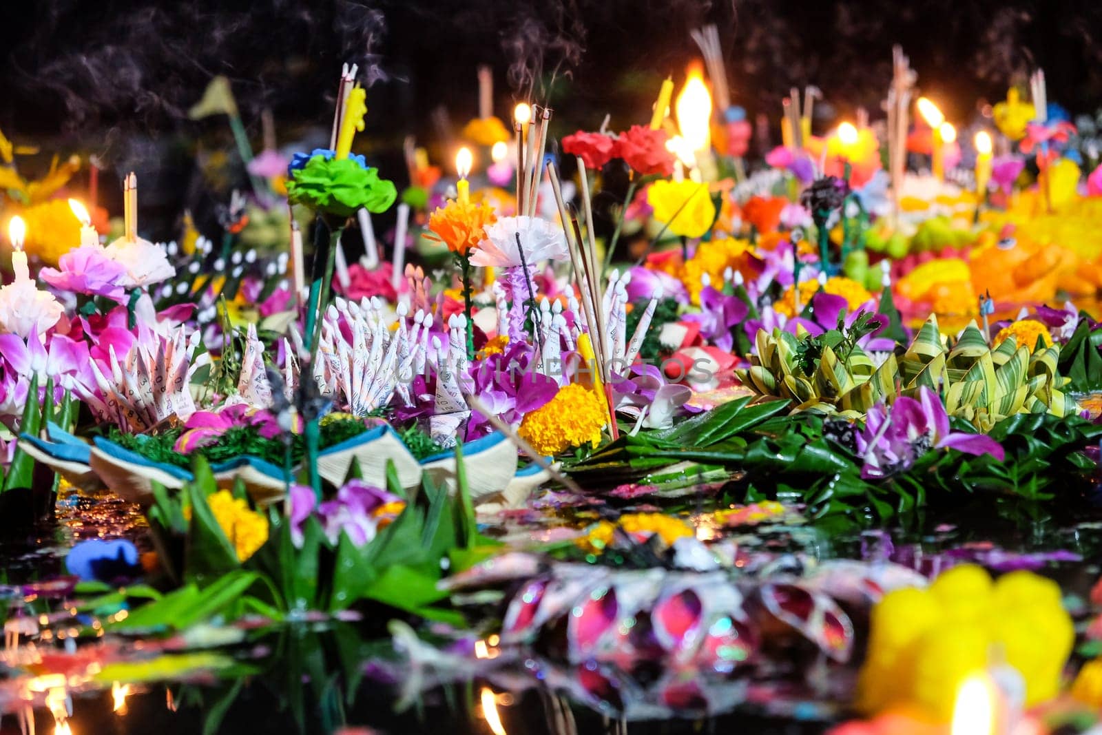 Loy Krathong Day is one of the most popular festivals of Thailand celebrated annually on the Full-Moon Day of the Twelfth Lunar Month.