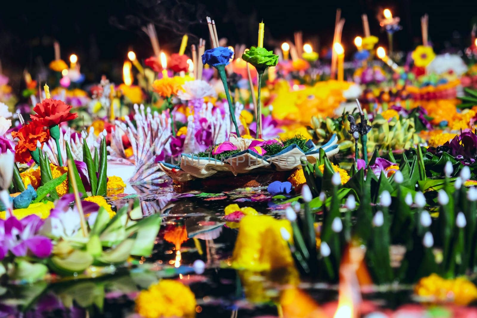 Loy Krathong Day is one of the most popular festivals of Thailand celebrated annually on the Full-Moon Day of the Twelfth Lunar Month.