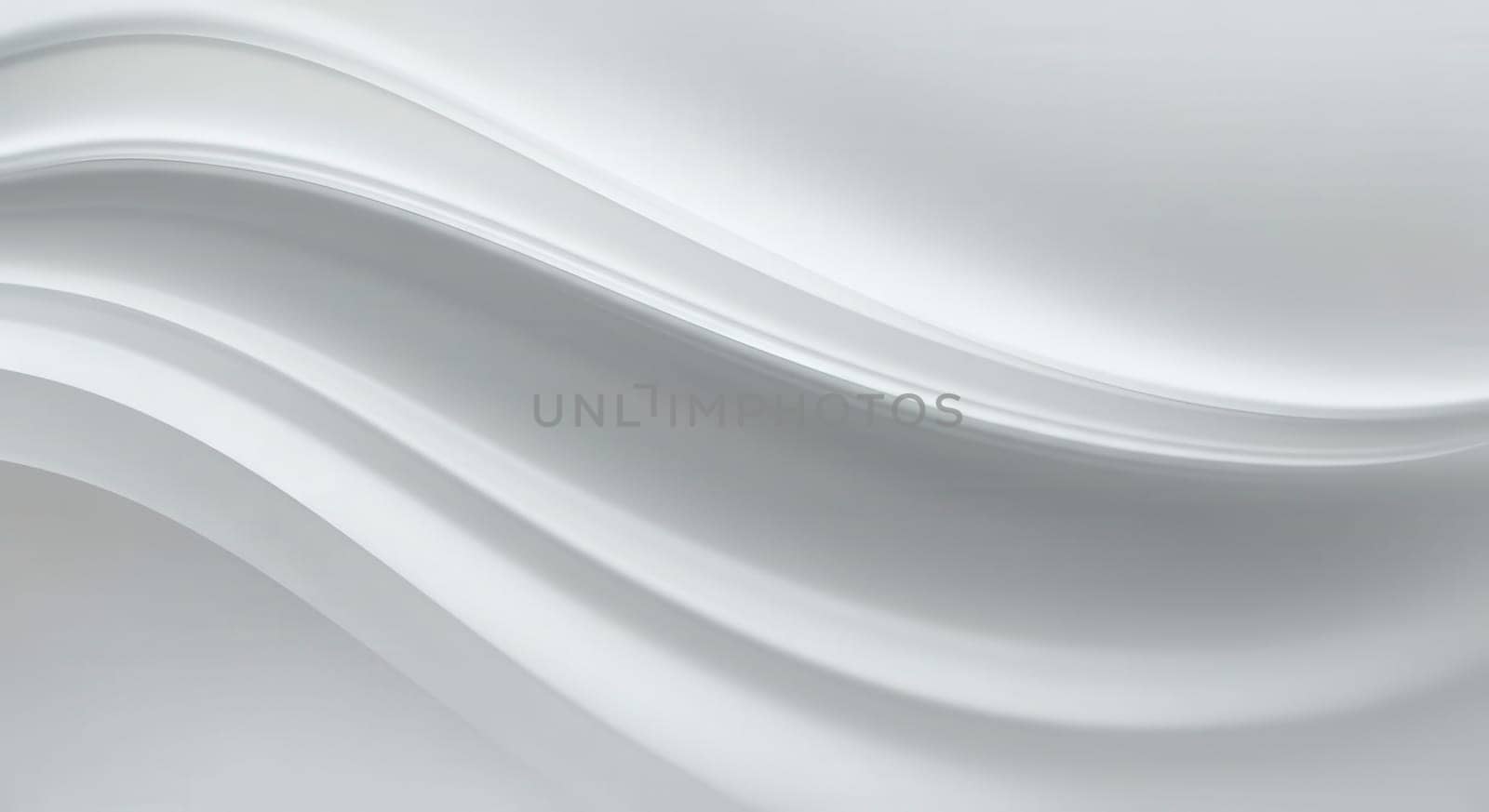 Smooth, flowing white curves create a modern, minimalistic aesthetic. this abstract design is perfect for contemporary decor or as a sleek digital background, emphasizing elegance and simplicity.