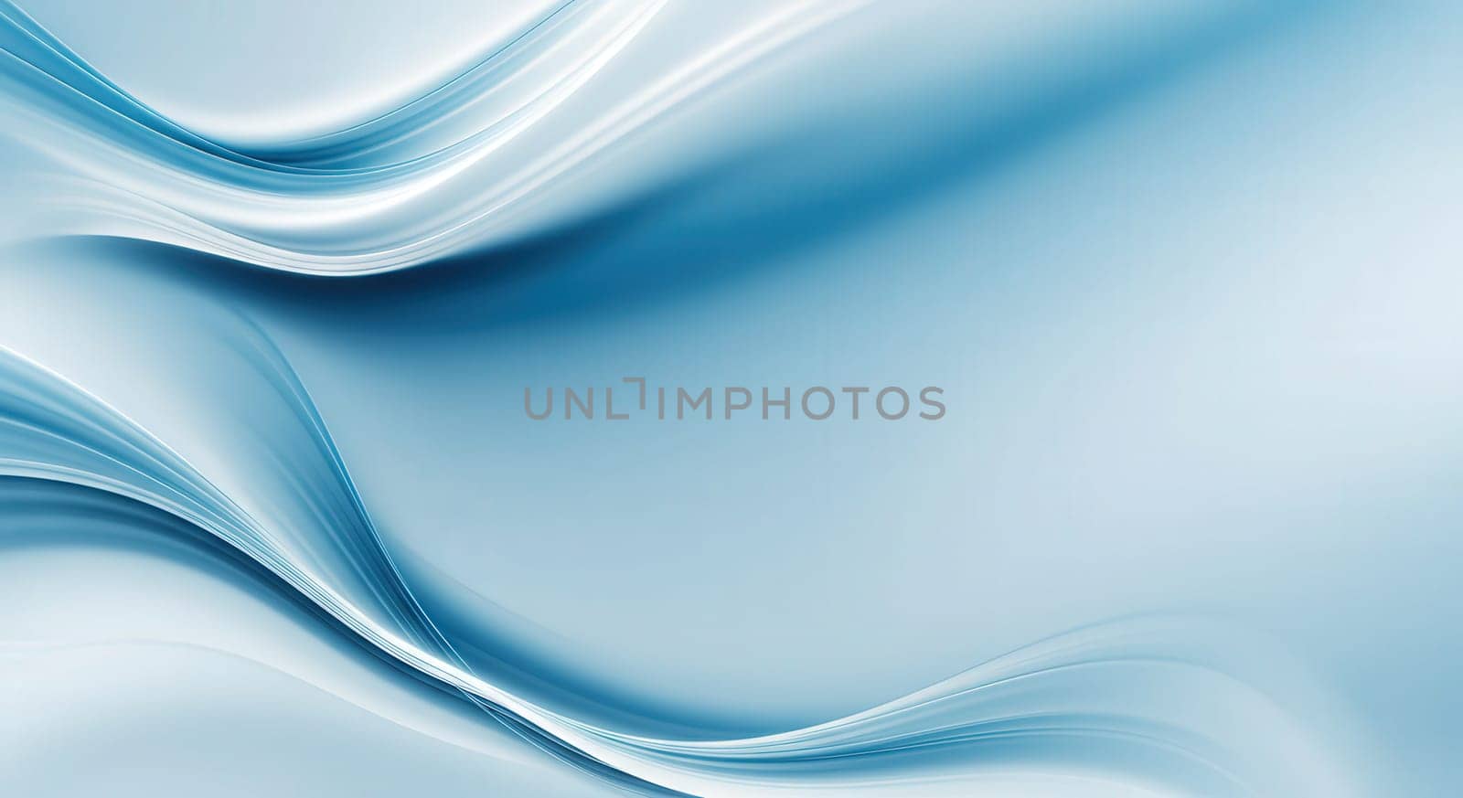 Abstract electric blue wave design featuring fluid curves and dynamic motion. ideal for modern backgrounds, digital art, and creative projects. the soothing color palette exudes calm and energy.