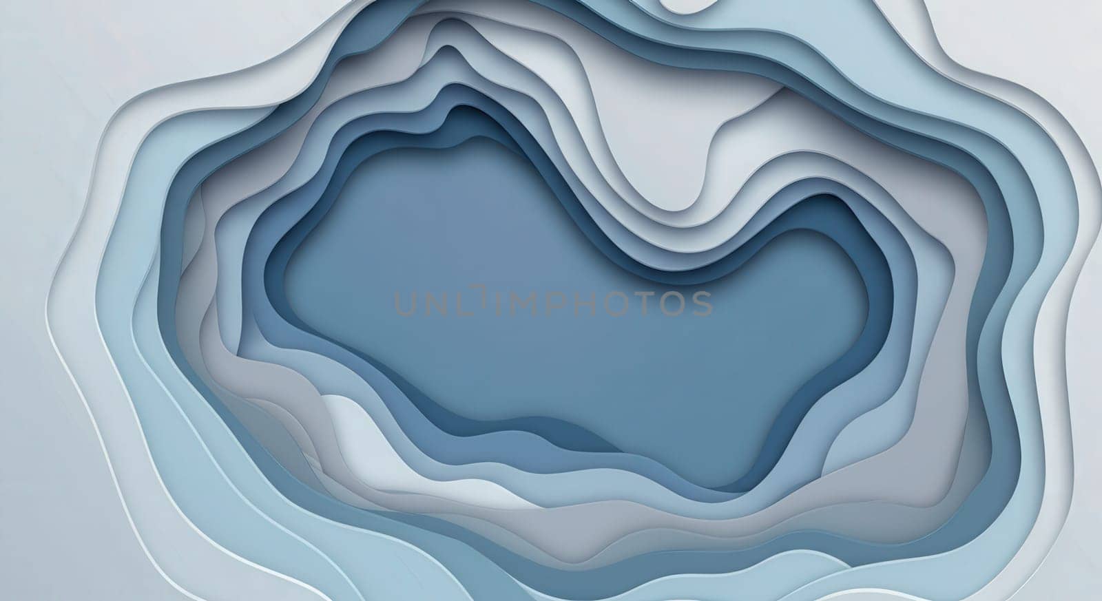 Contemporary 3d paper art with layered blue tones, creating a visually striking abstract design. this modern aesthetic is perfect for creative backgrounds, digital art projects, and interior decor inspiration.