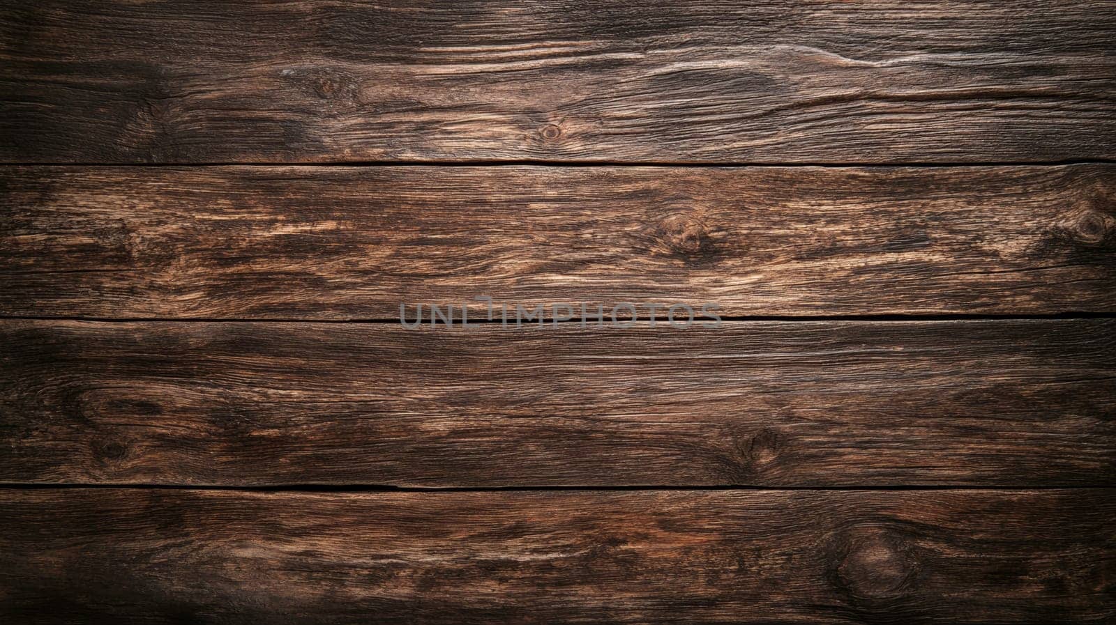 Dark wooden plank backdrop with natural texture, rustic design concept.