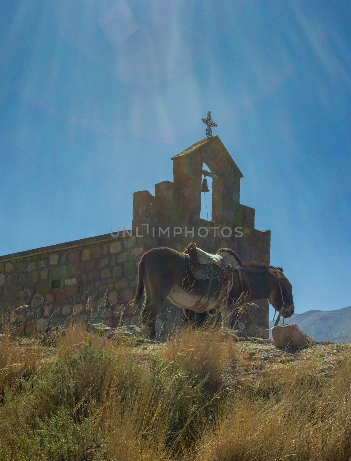 Tourism in Northern Argentina. Religious sites. Winter holidays in Argentina. Wallpaper for tourist promotions