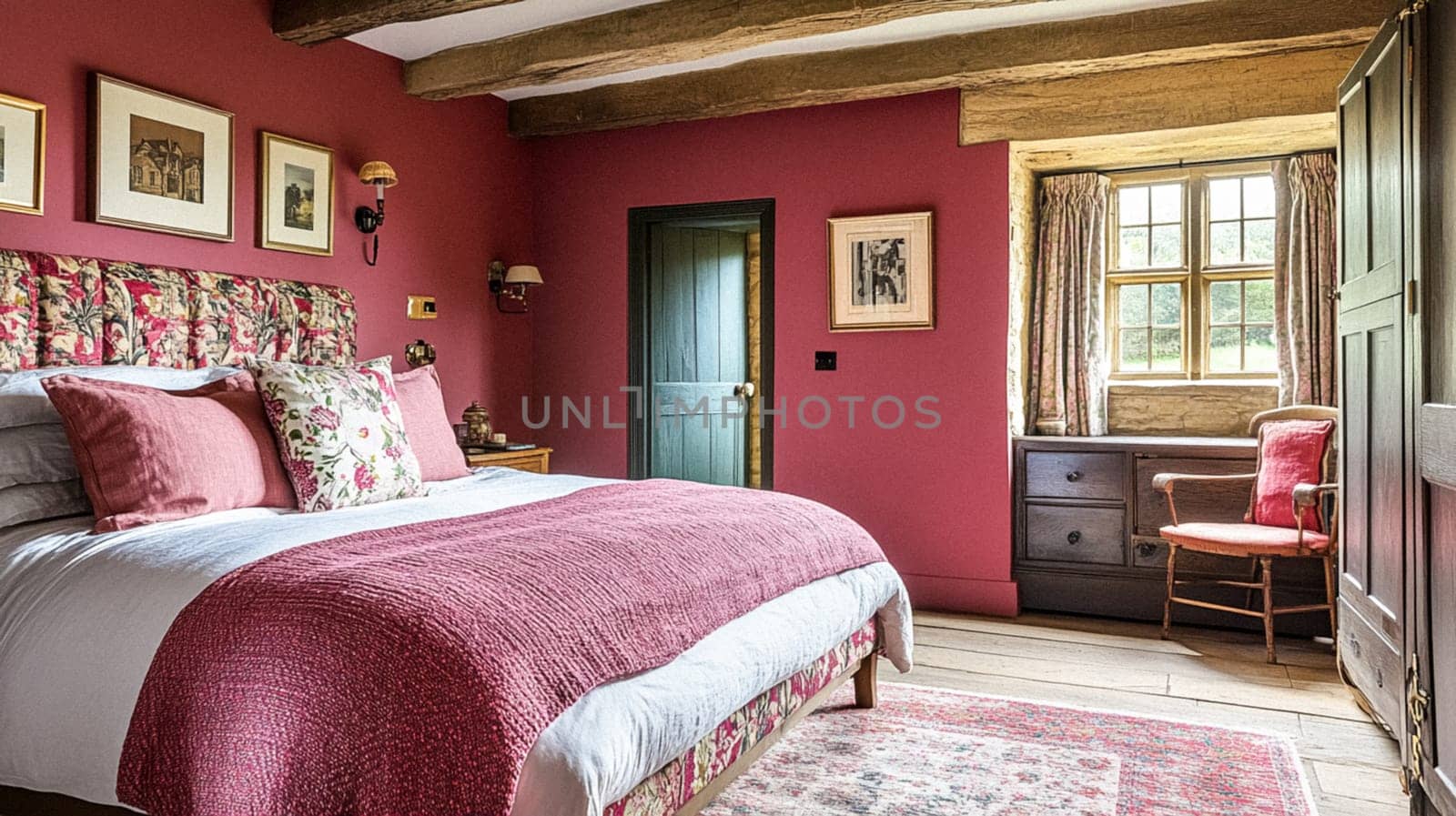 Country cottage decor, Cotswolds style interior design, furniture and home decor in elegant English country house style idea