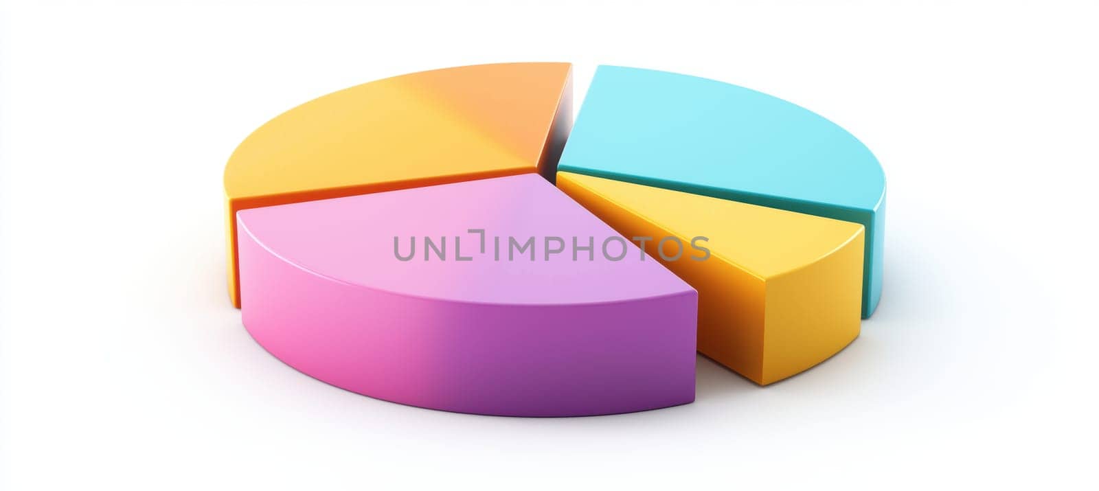 Pie chart displaying 2024 government spending distribution with bright, contrasting colors and clear labels. set against a white background, this chart offers a visually appealing design ideal for presentations and reports.
