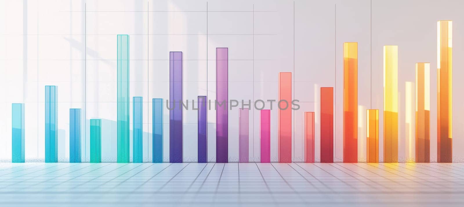 A vibrant bar chart illustrates the adoption rates of electric vehicles across various continents in 2024. the chart features sleek, colorful bars set against a minimalist background, enhanced with shadow effects to provide depth and dimension.