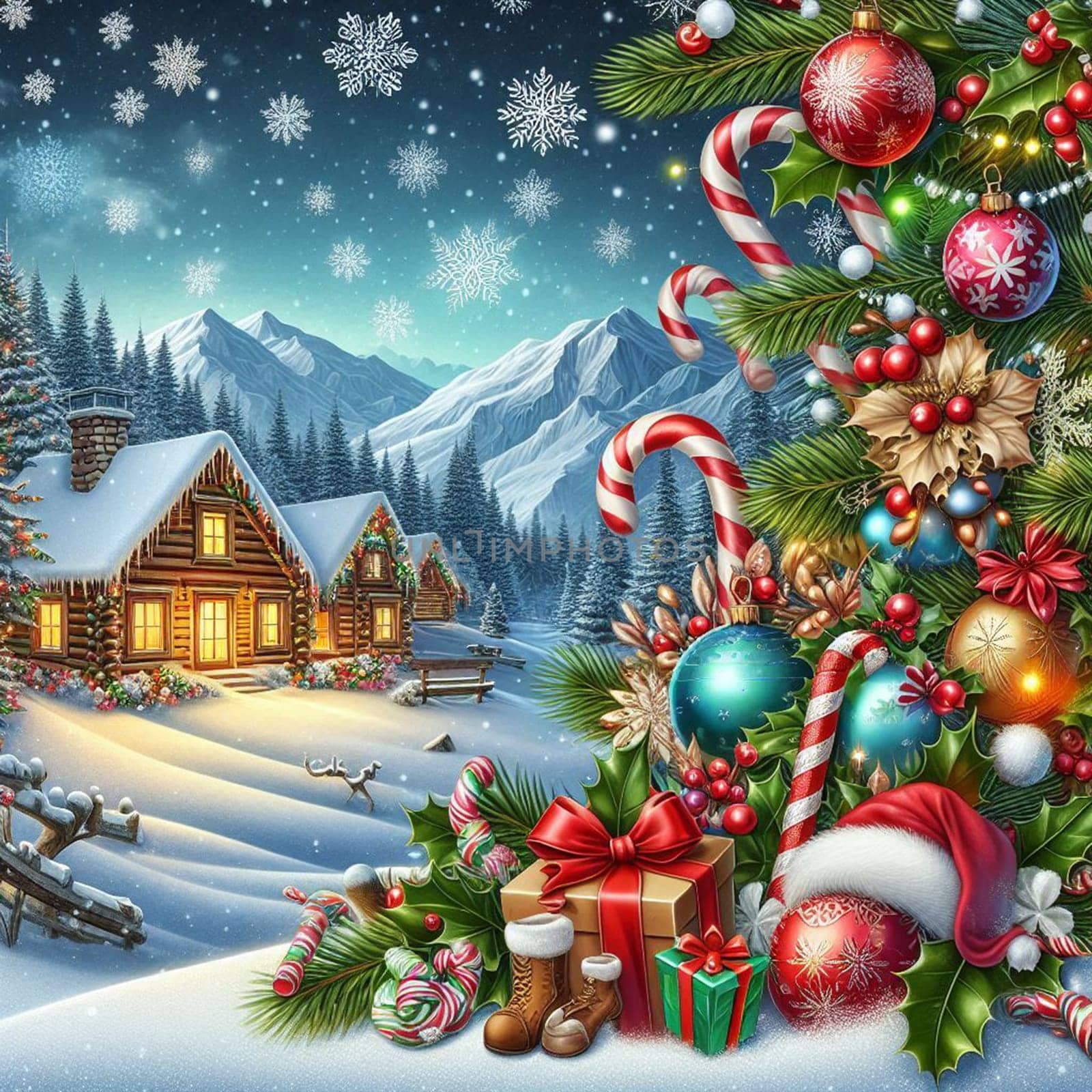 A Creative Christmas picture of World