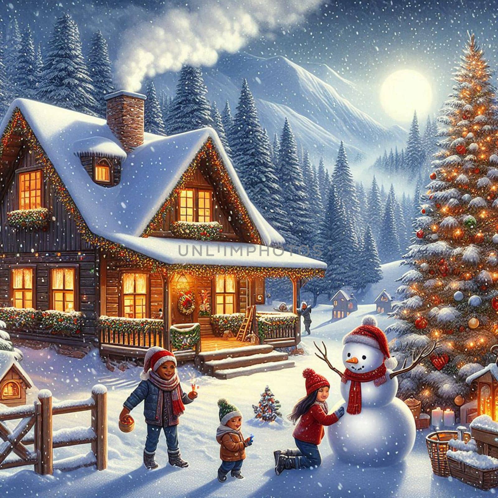 A Beautiful  Christmas picture of World