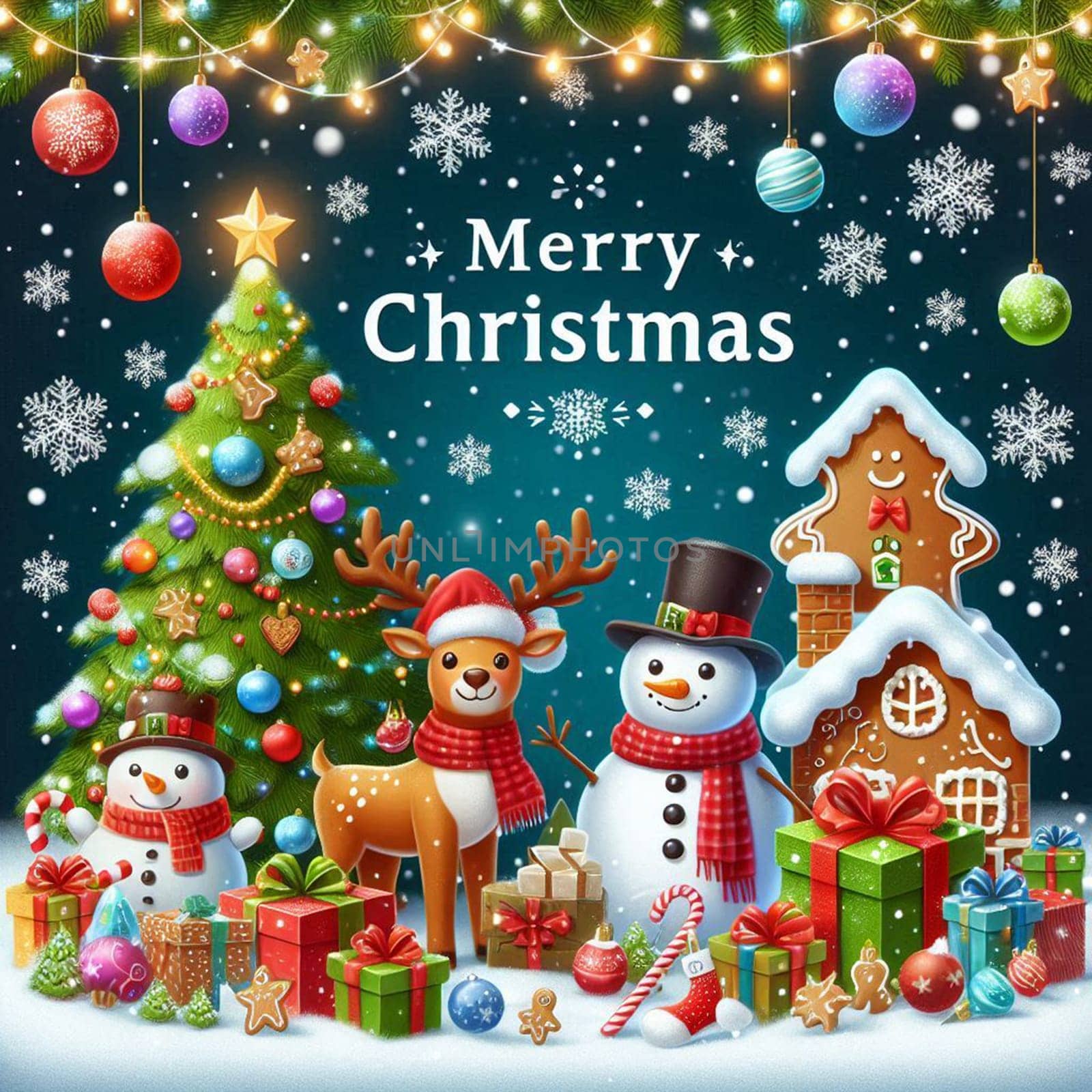 A Beautiful  Christmas picture of World