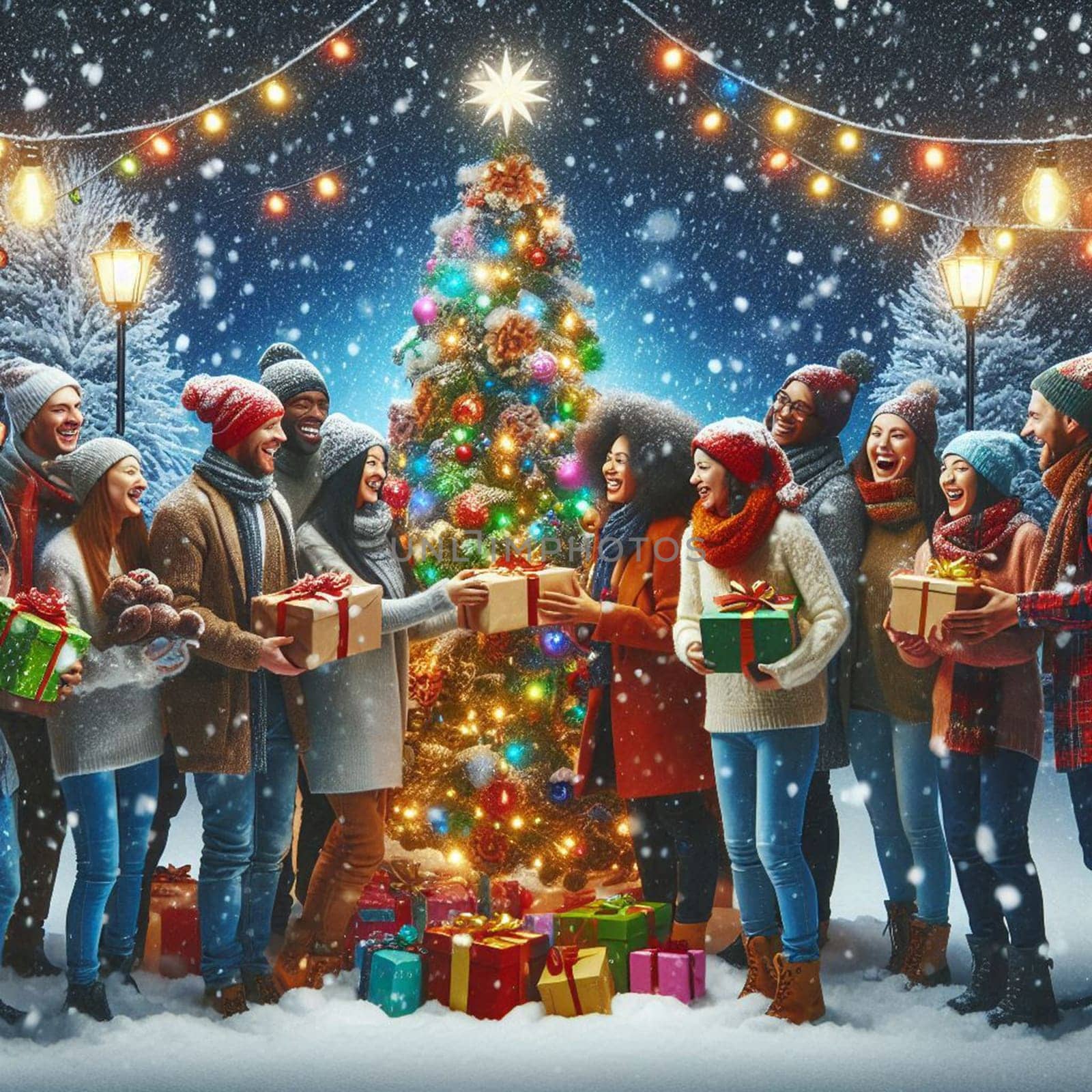 A Beautiful  Christmas picture of World