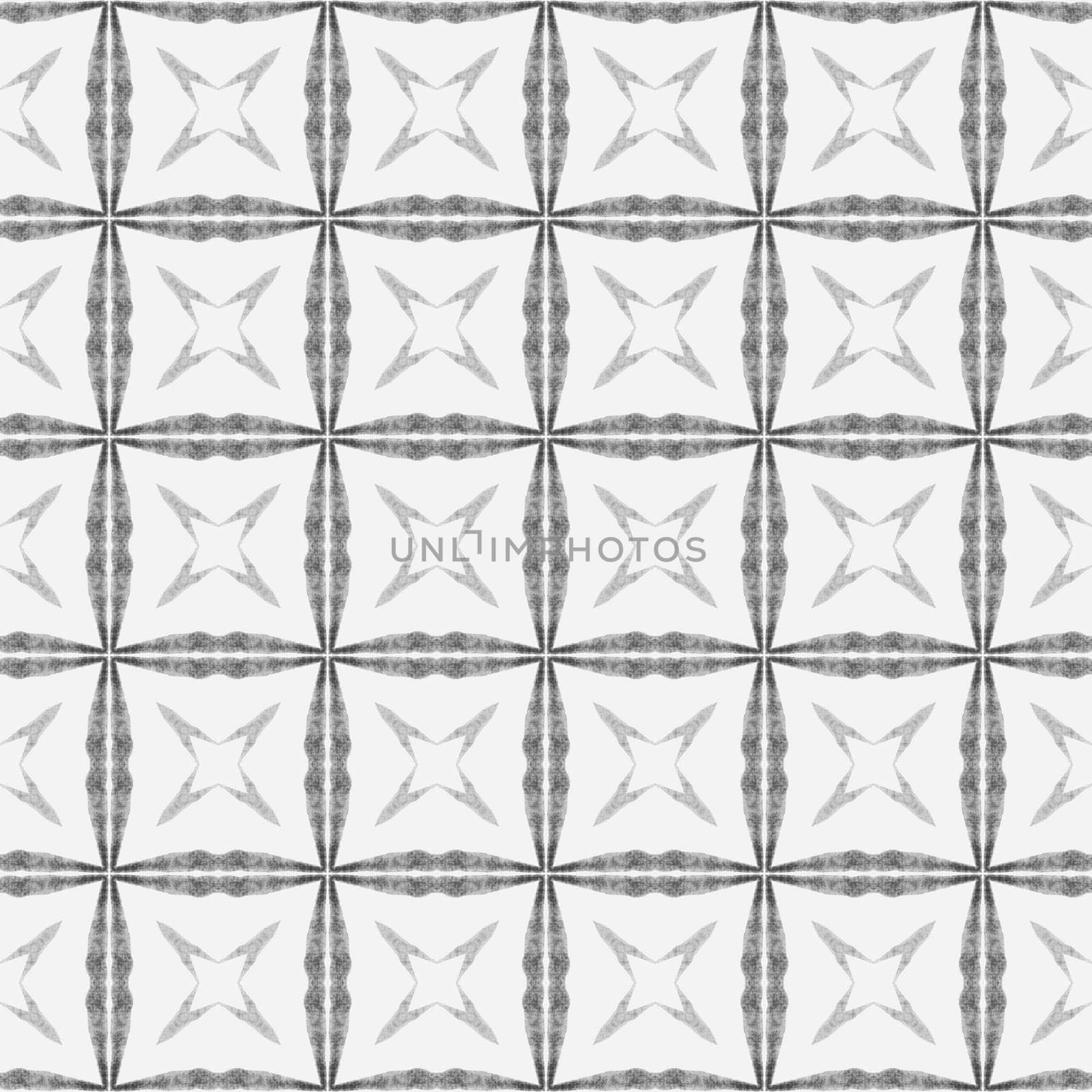 Textile ready authentic print, swimwear fabric, wallpaper, wrapping. Black and white excellent boho chic summer design. Organic tile. Trendy organic green border.