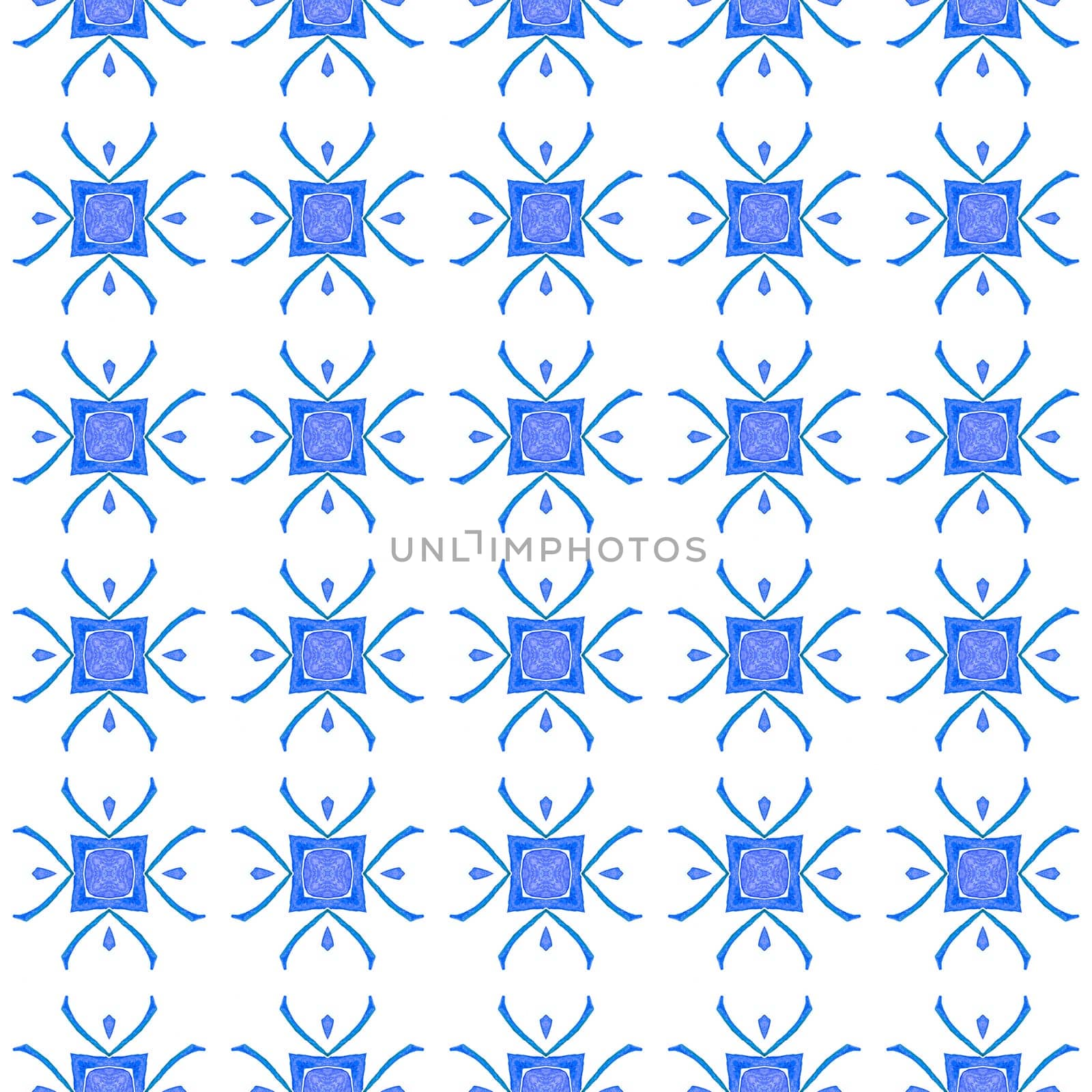 Tropical seamless pattern. Blue majestic boho chic summer design. Textile ready ecstatic print, swimwear fabric, wallpaper, wrapping. Hand drawn tropical seamless border.