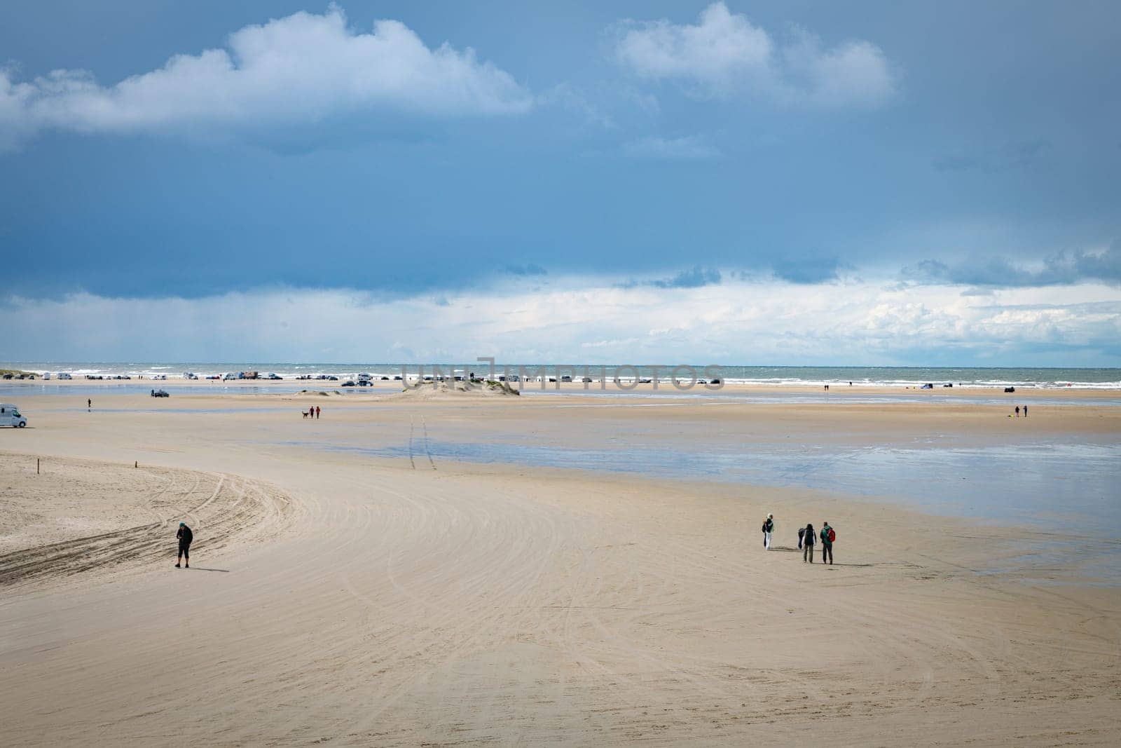 romo,denmark,11-09-2024:romo, one of the wadden islands where you can drive a car on the beach, enjoy the beach and the sea
