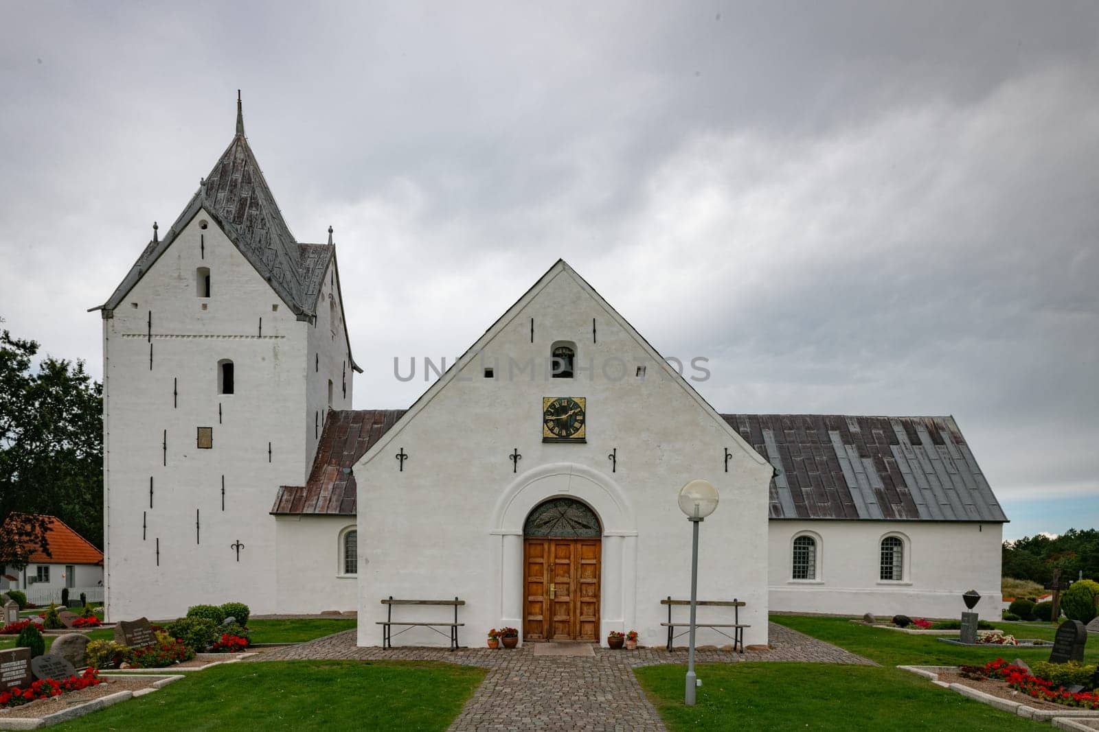 romo,denmark,110-09-2024:St. Clements Church is a church building on the Danish island of Romo. The church building was built around twelve hundred