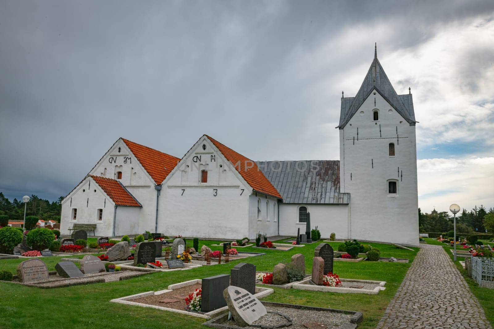 romo,denmark,110-09-2024:St. Clements Church is a church building on the Danish island of Romo. The church building was built around twelve hundred