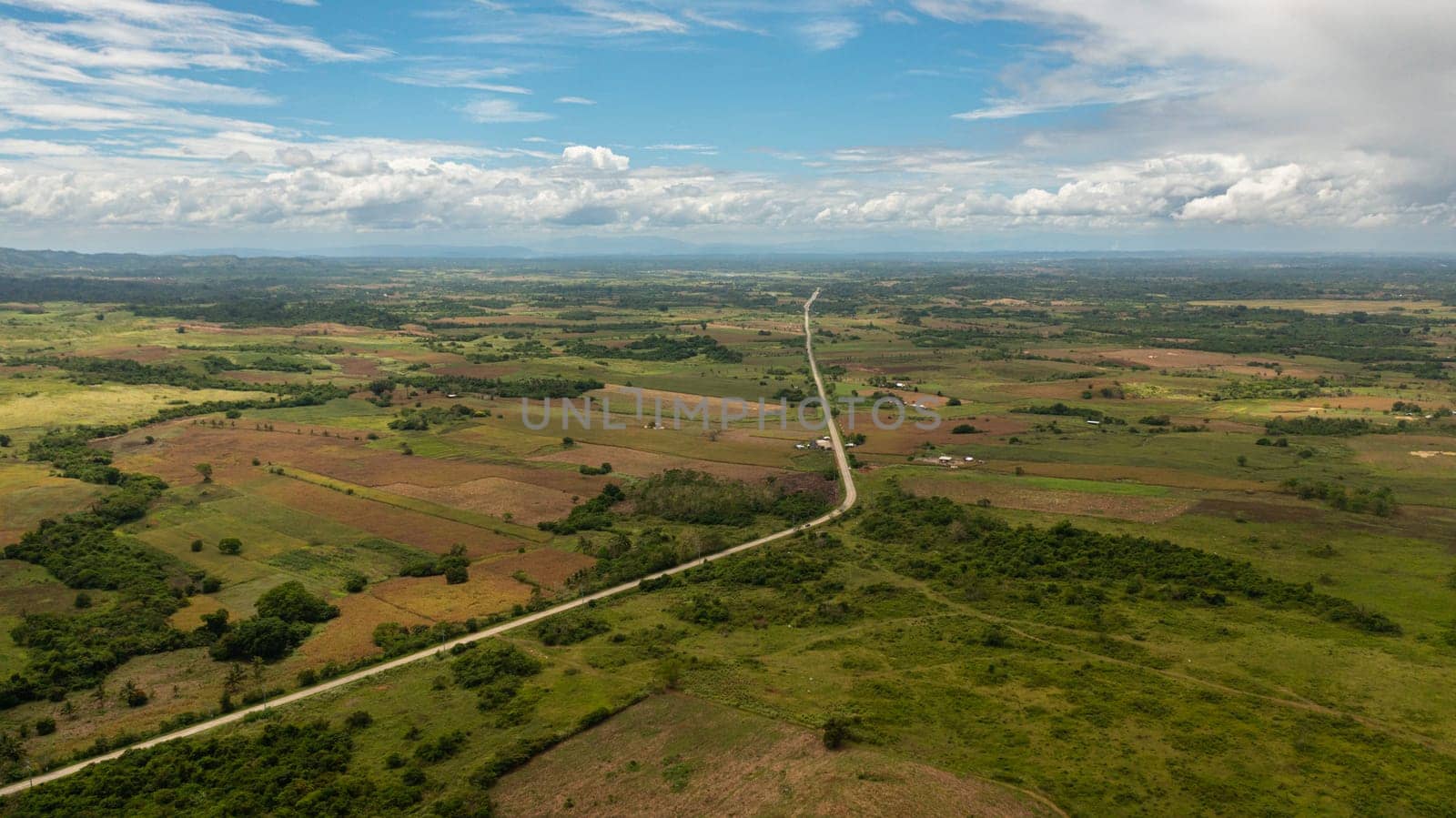 Agricultural land in a mountainous province in Philippines.