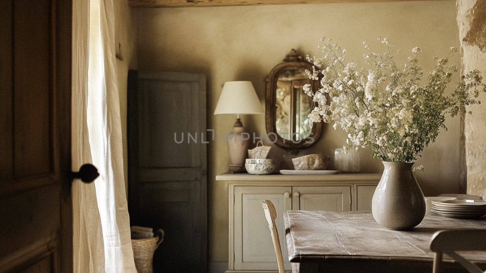 Country cottage decor, Cotswolds style interior design, furniture and home decor in elegant English country house style idea