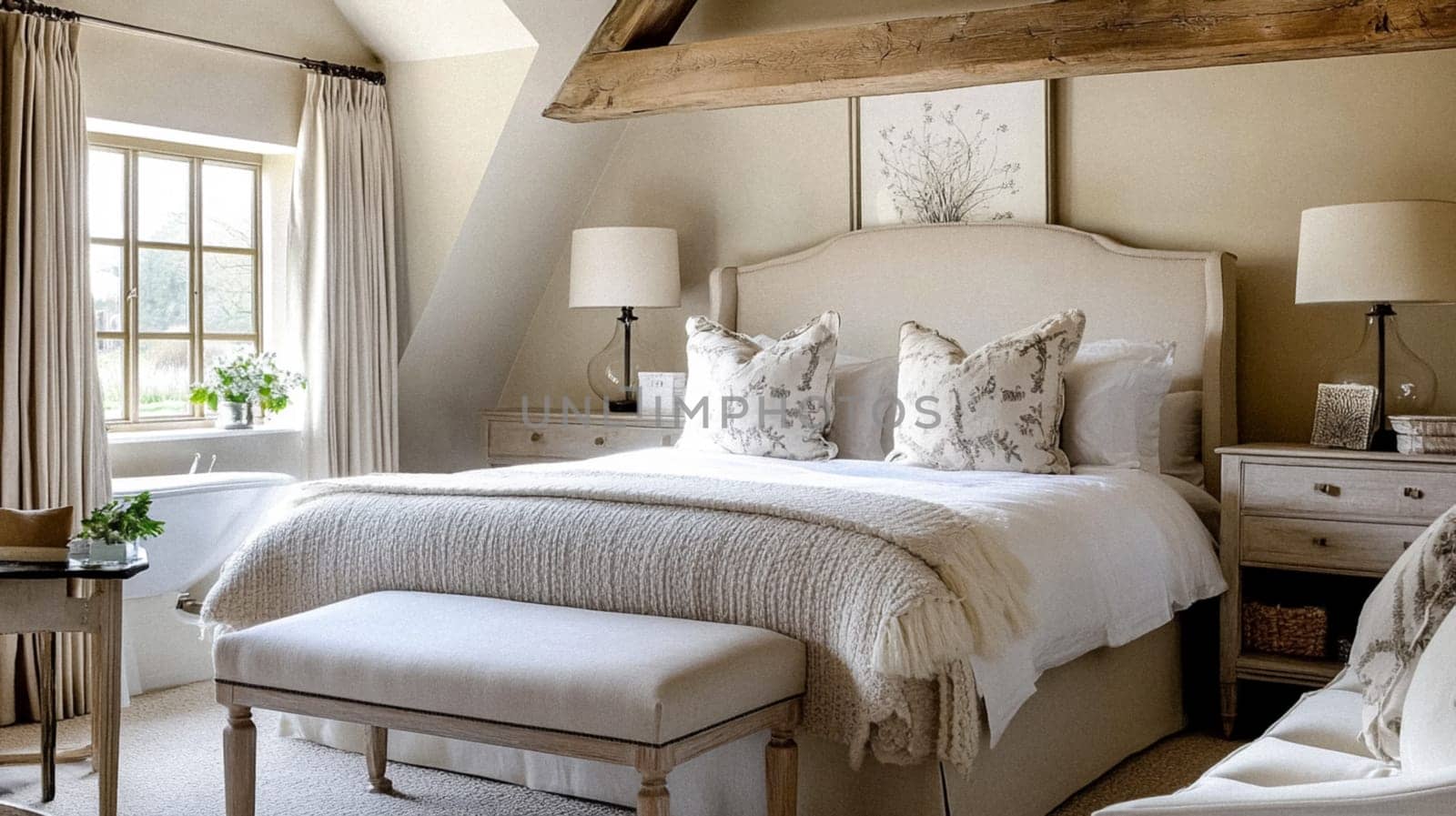 Country cottage decor, Cotswolds style interior design, furniture and home decor in elegant English country house style idea