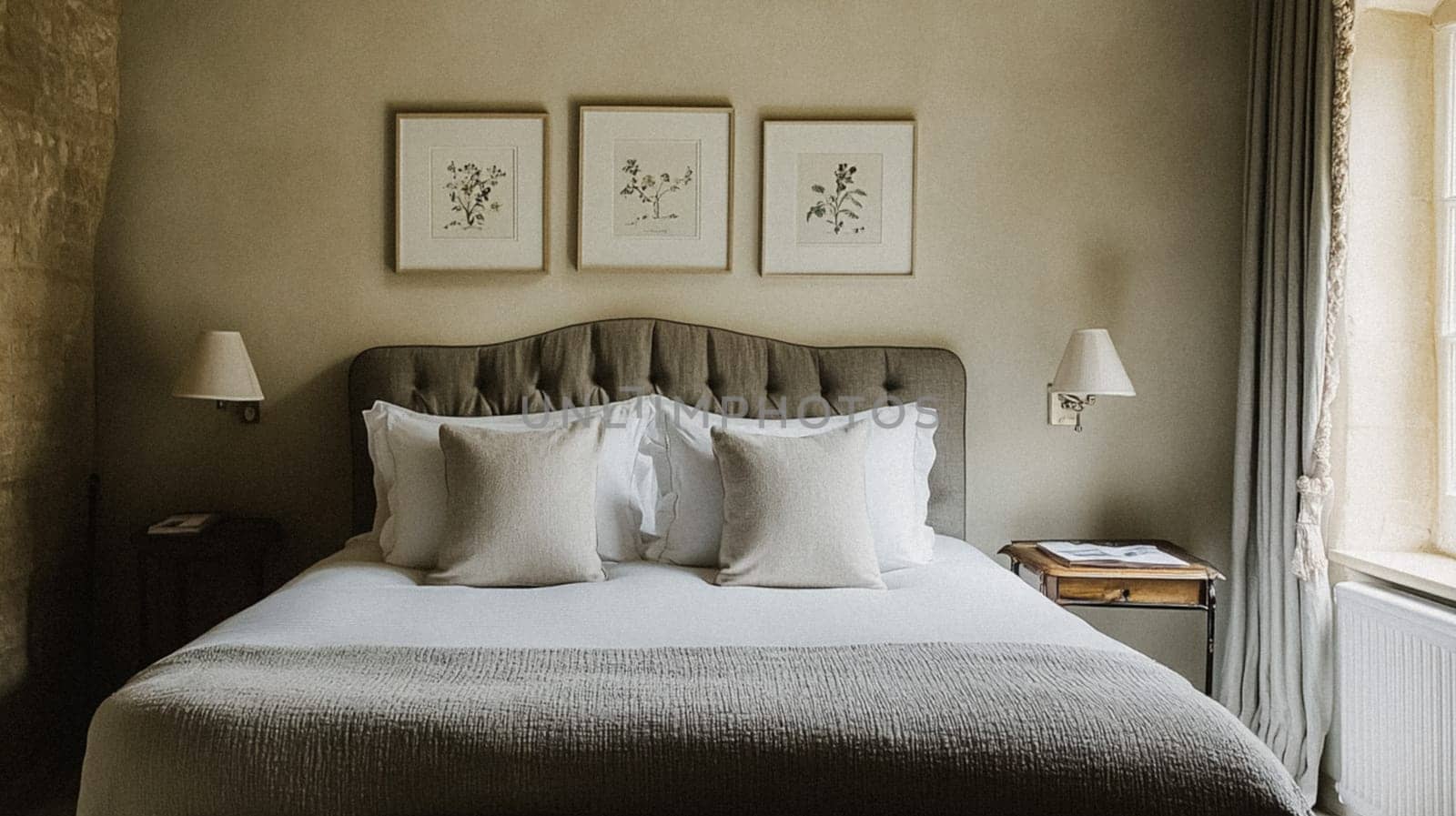 Country cottage decor, Cotswolds style interior design, furniture and home decor in elegant English country house style idea