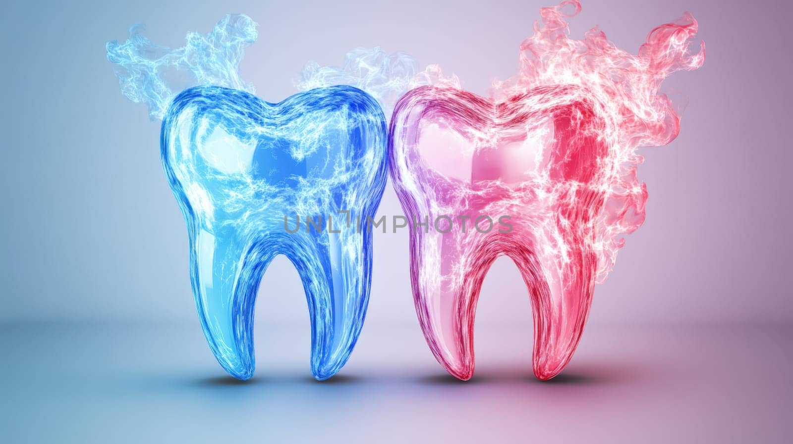 Abstract Representation Of Tooth Sensitivity