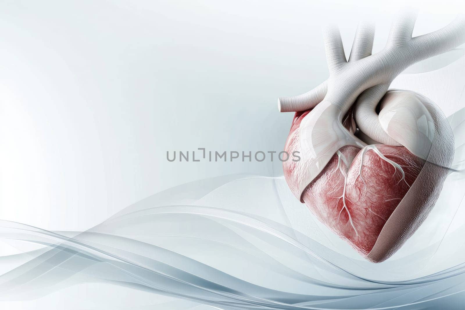 Cardiogram banner: heart graphic, health focus, pulse theme, lifeline pattern, medical representation, cardiac rhythm, heartbeat design, wellness highlight, healthcare awareness, fitness connection