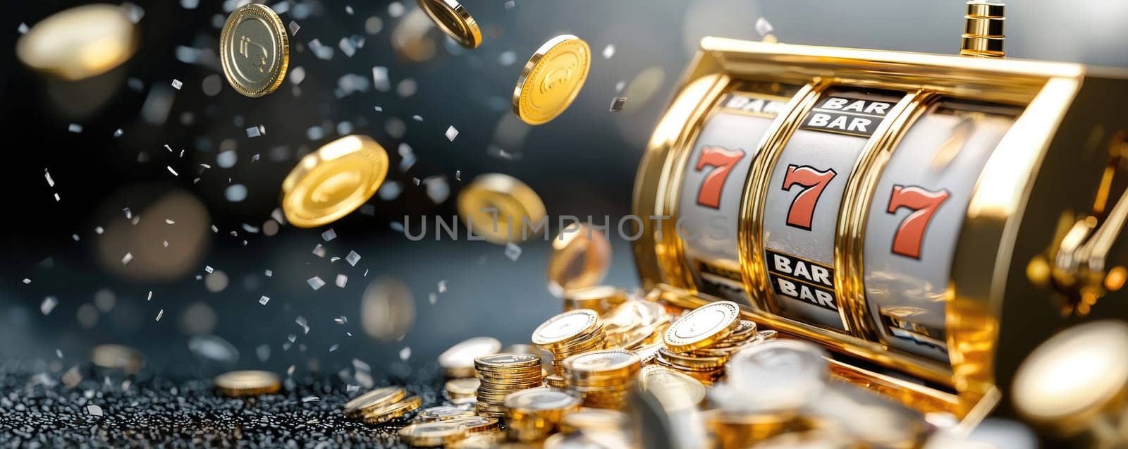 Casino thrill: immersive world of poker, roulette, and iconic 777 symbols, showcasing excitement of chips and cards in vibrant atmosphere of chance, strategy, endless entertainment.