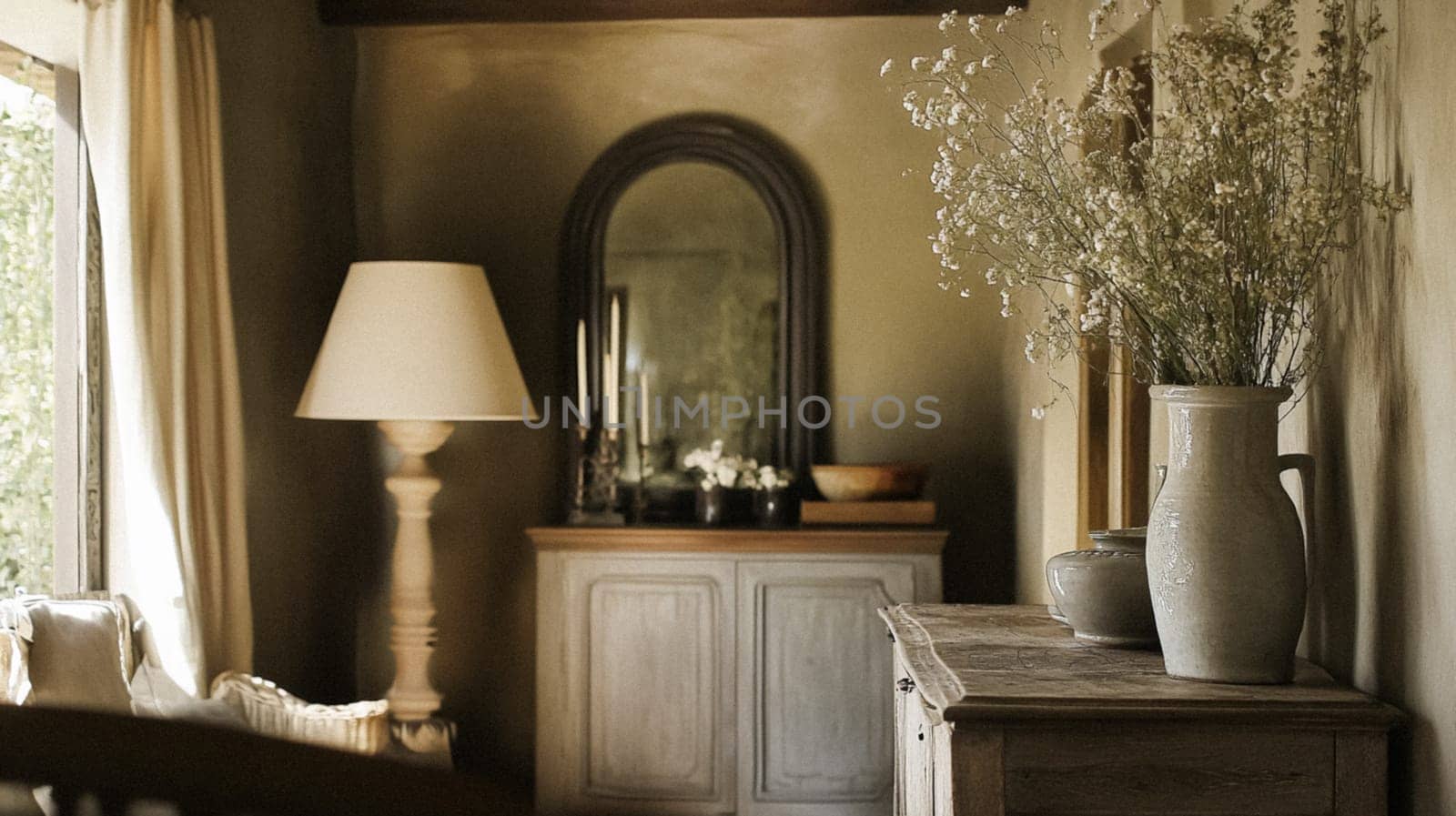Country cottage decor, Cotswolds style interior design, furniture and home decor in elegant English country house style idea