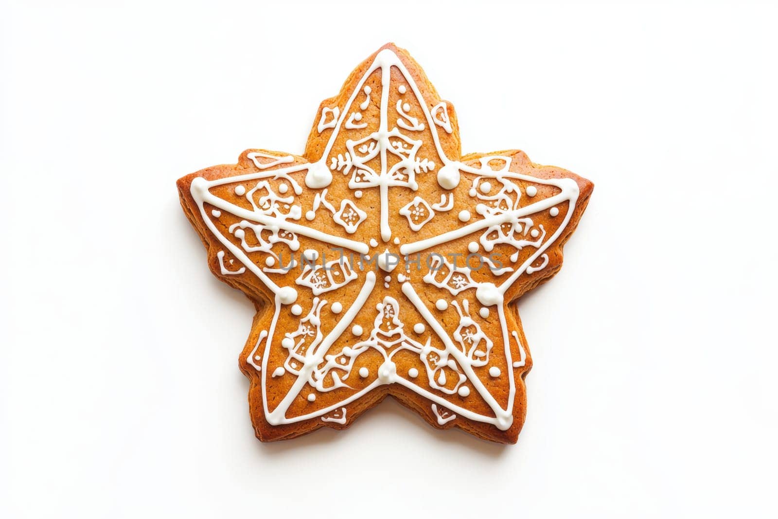 This beautifully decorated starshaped cookie is the ideal treat for all of your holiday celebrations