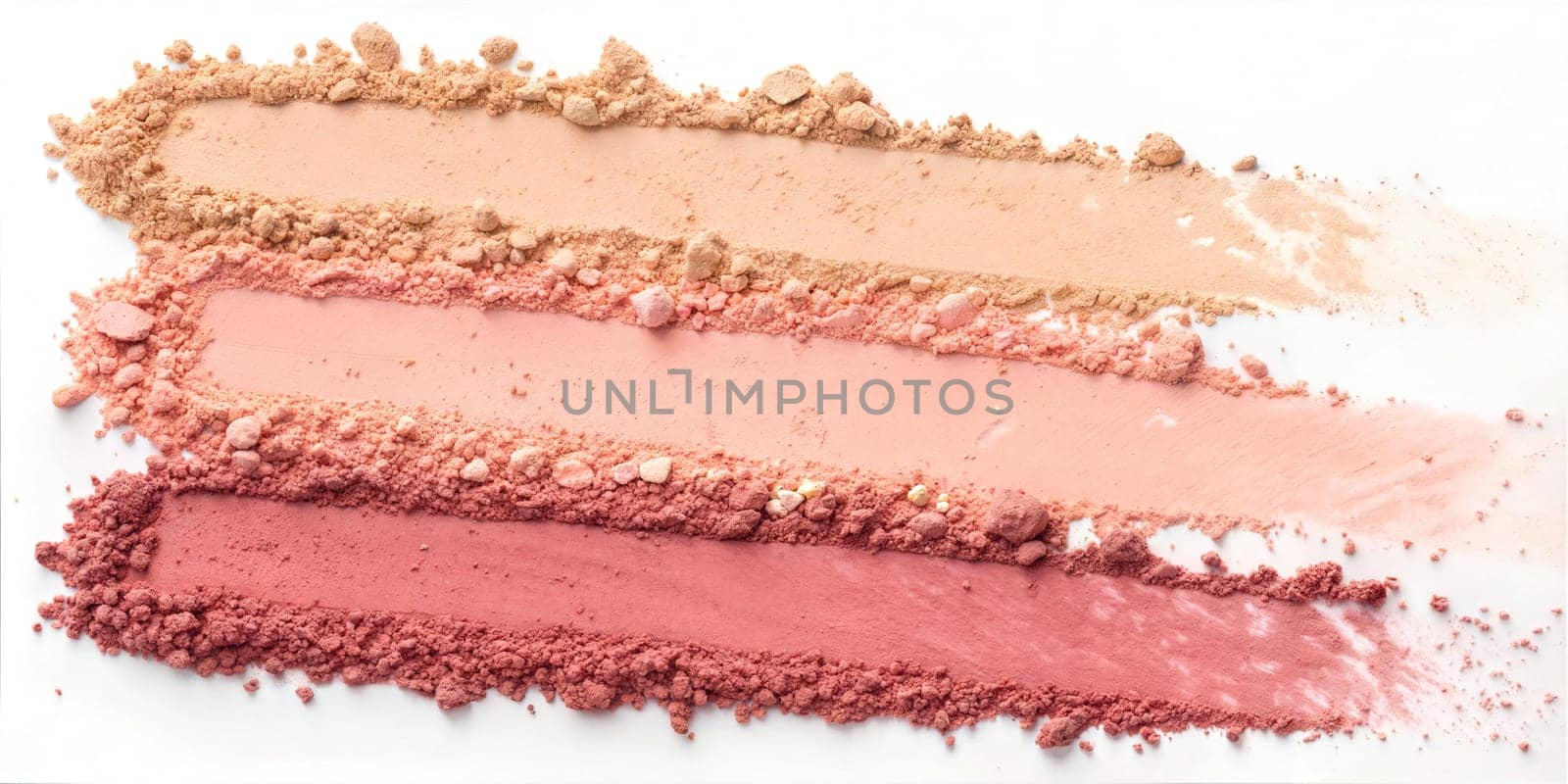 Eye shadow pink matte or blusher powder colored texture background on white background. High quality photo