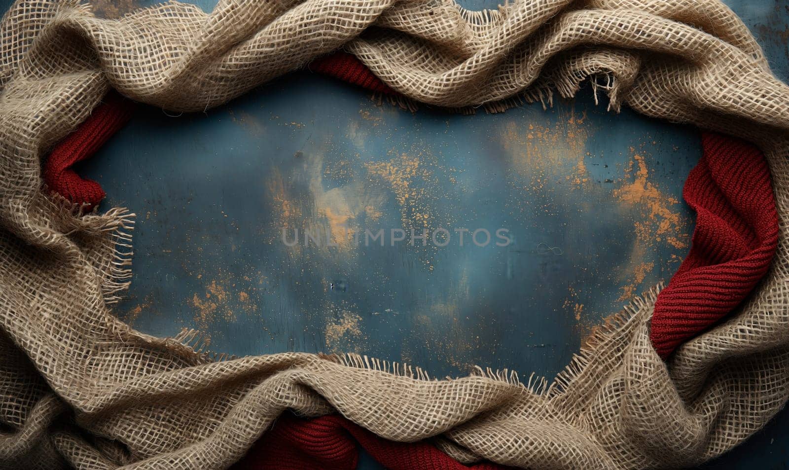 Textile textures on an abstract background. Selective focus.
