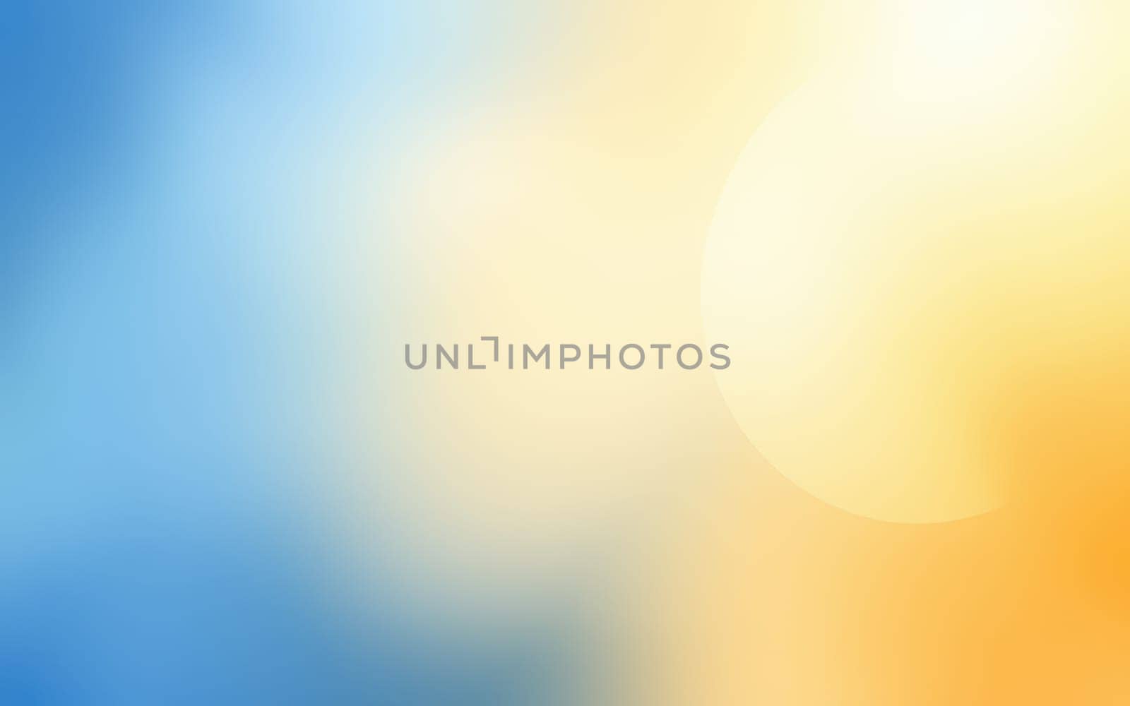 This artwork features a gentle gradient blending warm yellow and cool blue tones, creating a serene and calming atmosphere ideal for artistic or tranquil settings.