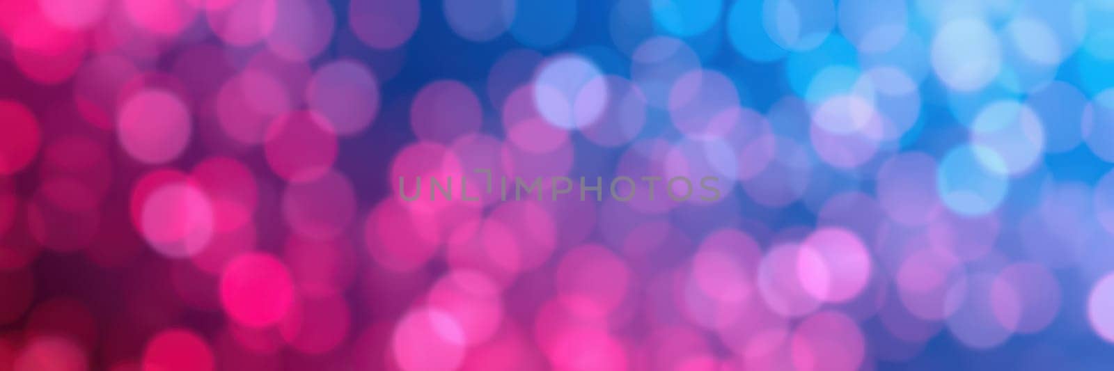 Vibrant bokeh lights in shades of pink, blue, and purple create an enchanting backdrop for evening festivities. The colorful effect enhances the excitement of special gatherings.