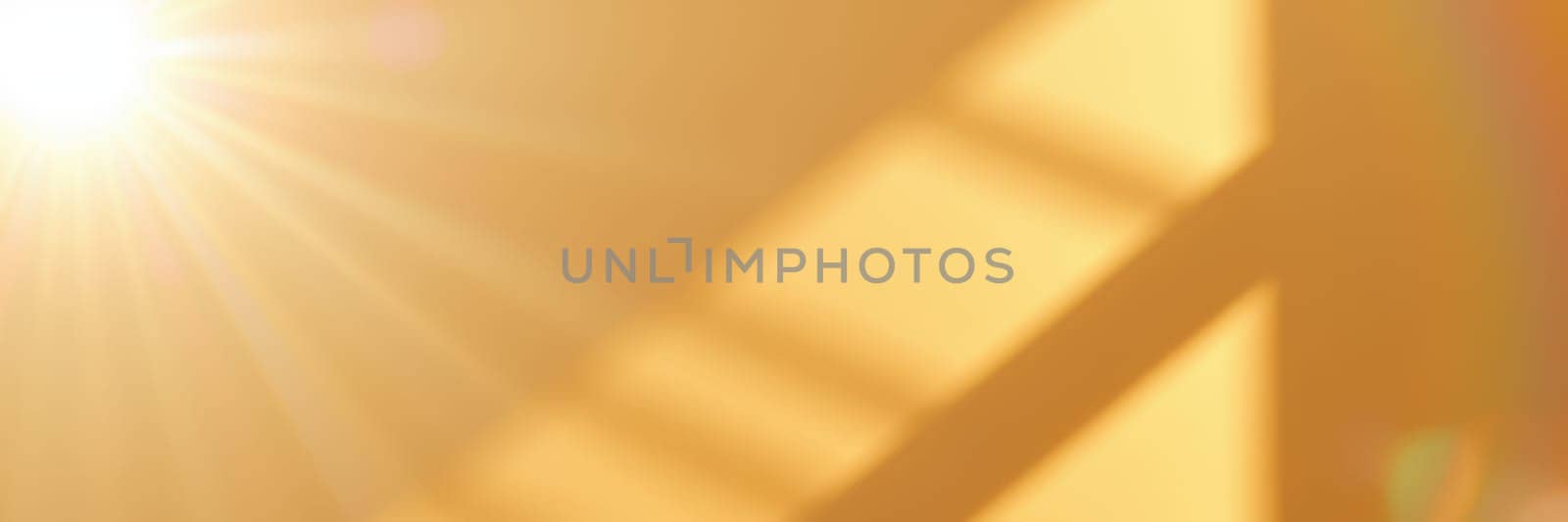 Bright sunlight pours into the room, casting warm shadows from the window onto the floor. This serene morning light creates a peaceful ambiance, inviting tranquility and relaxation.