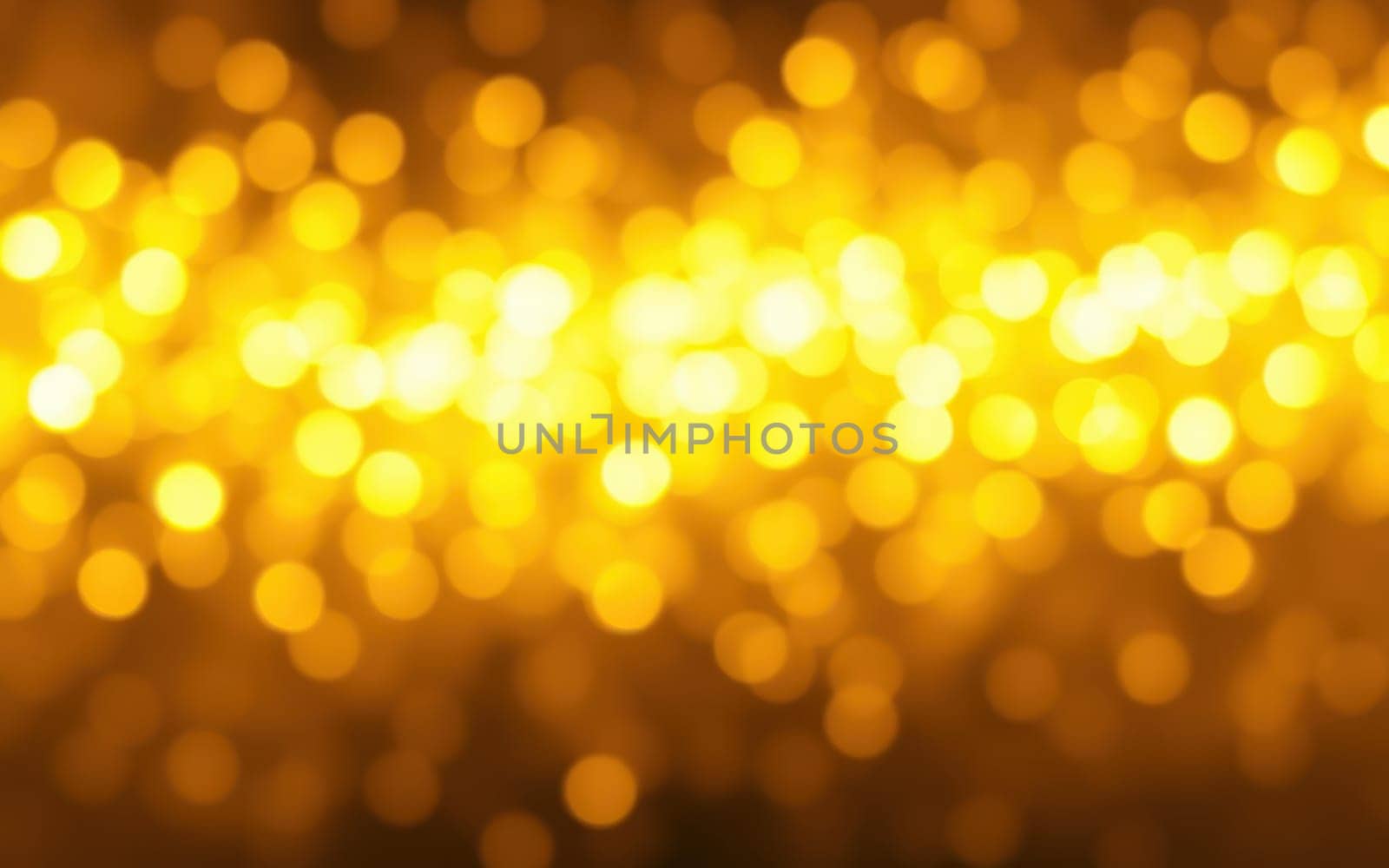A vibrant display of soft golden bokeh lights fills the background, creating a warm and inviting ambiance perfect for a celebration or special occasion.
