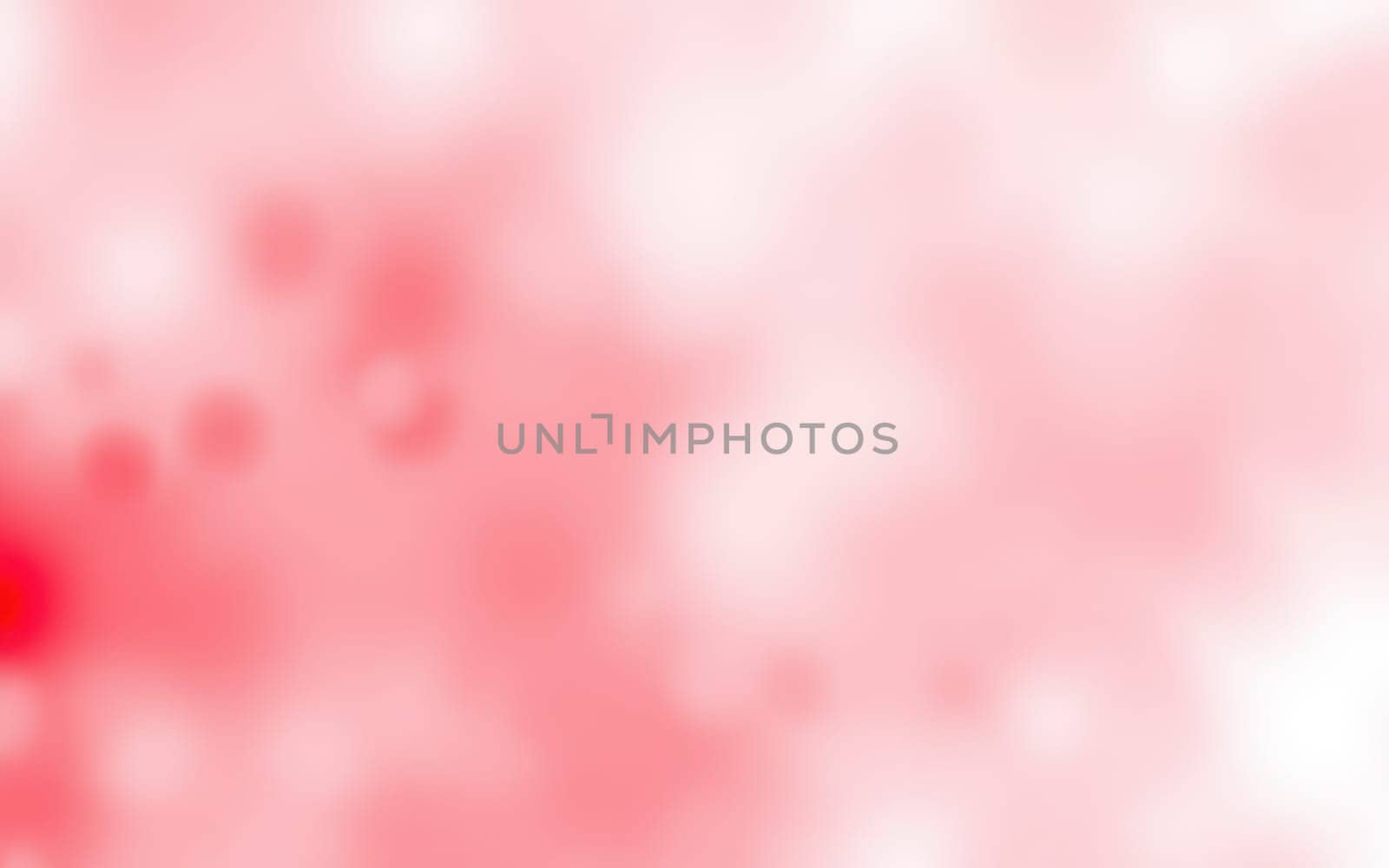 A soft blend of red and pink colors fills the canvas, creating an abstract background. The gentle blur enhances the dreamy quality, evoking a sense of calm and warmth.