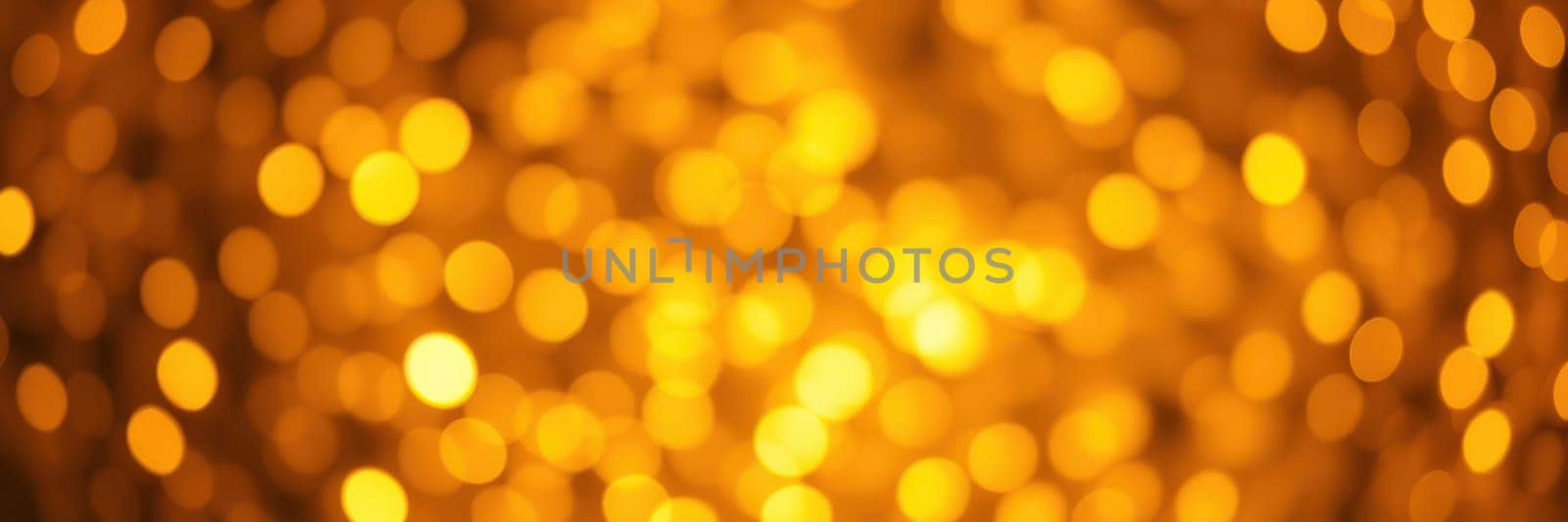 Bright golden bokeh lights fill the background, evoking a sense of warmth and festivity. This dazzling display enhances the mood of any festive gathering at night.