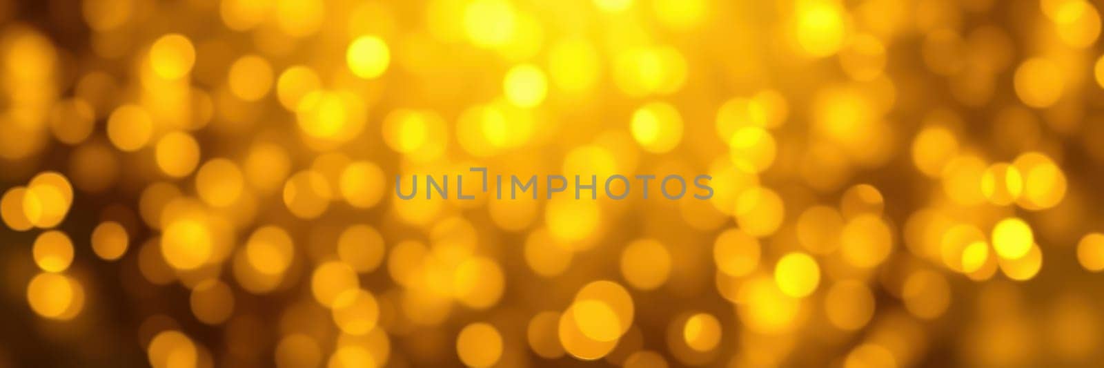 A vibrant display of golden bokeh lights fills the background, enhancing the ambiance of a joyous nighttime celebration or gathering, creating a warm and inviting atmosphere.