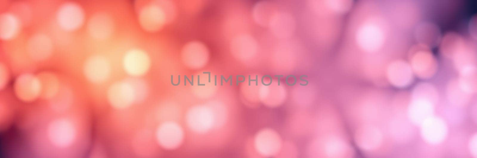 Soft and dreamy bokeh lights illuminate the background with shades of pink and purple. The vibrant colors create a festive atmosphere ideal for celebrations.