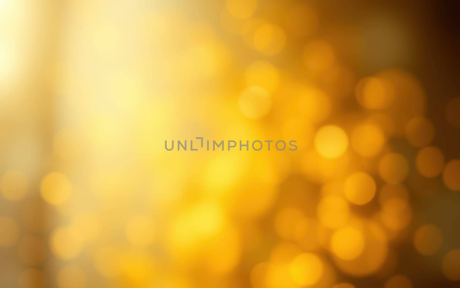 Soft golden bokeh lights shimmer in a tranquil setting, creating a warm and inviting atmosphere as the sun sets, enhancing the peaceful ambiance.