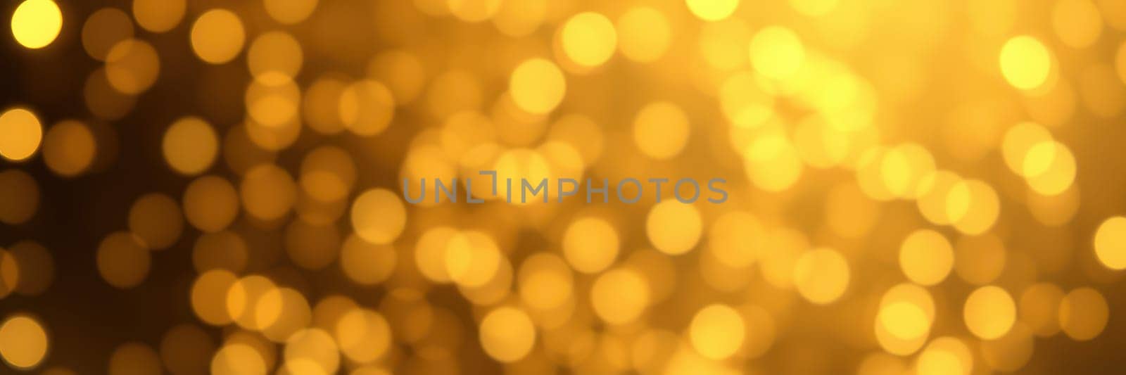 Golden bokeh lights illuminate the atmosphere, creating a warm and festive feel. Distant silhouettes enjoy a lively event, filled with joy and celebration.