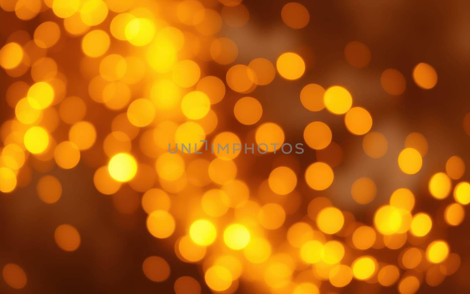 A mesmerizing array of warm golden bokeh lights twinkles, creating a festive and inviting atmosphere perfect for an evening celebration. The soft glow enhances the ambiance significantly.